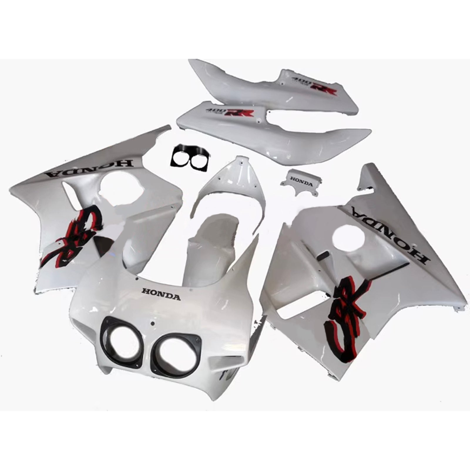 Amotopart Honda CBR400RR NC23 1987-1989 Fairing Kit Bodywork Plastic ABS