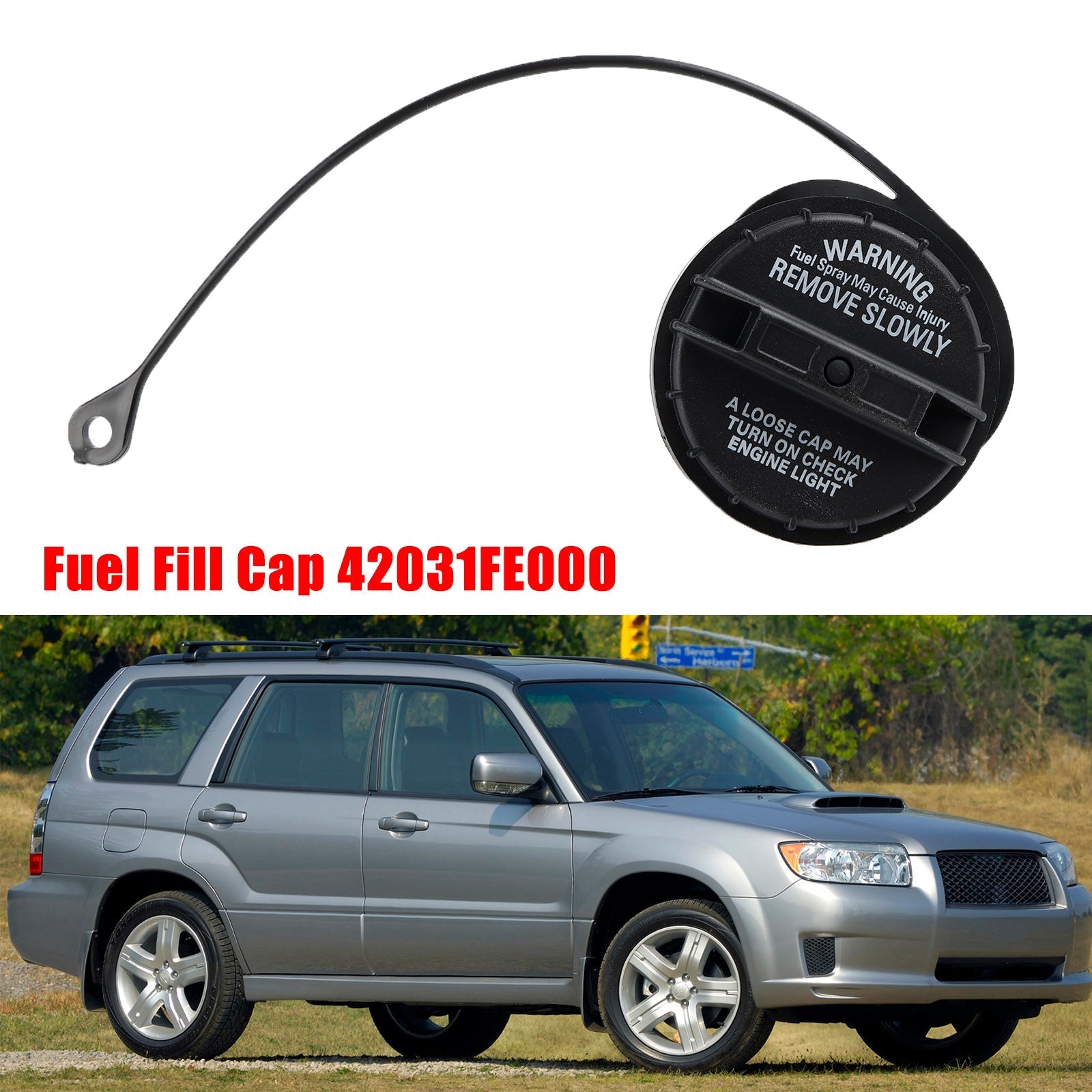 Impreza & Forester Wrx STi 2005-2008 Fuel Gas Tank Fill Cap 42031FE000