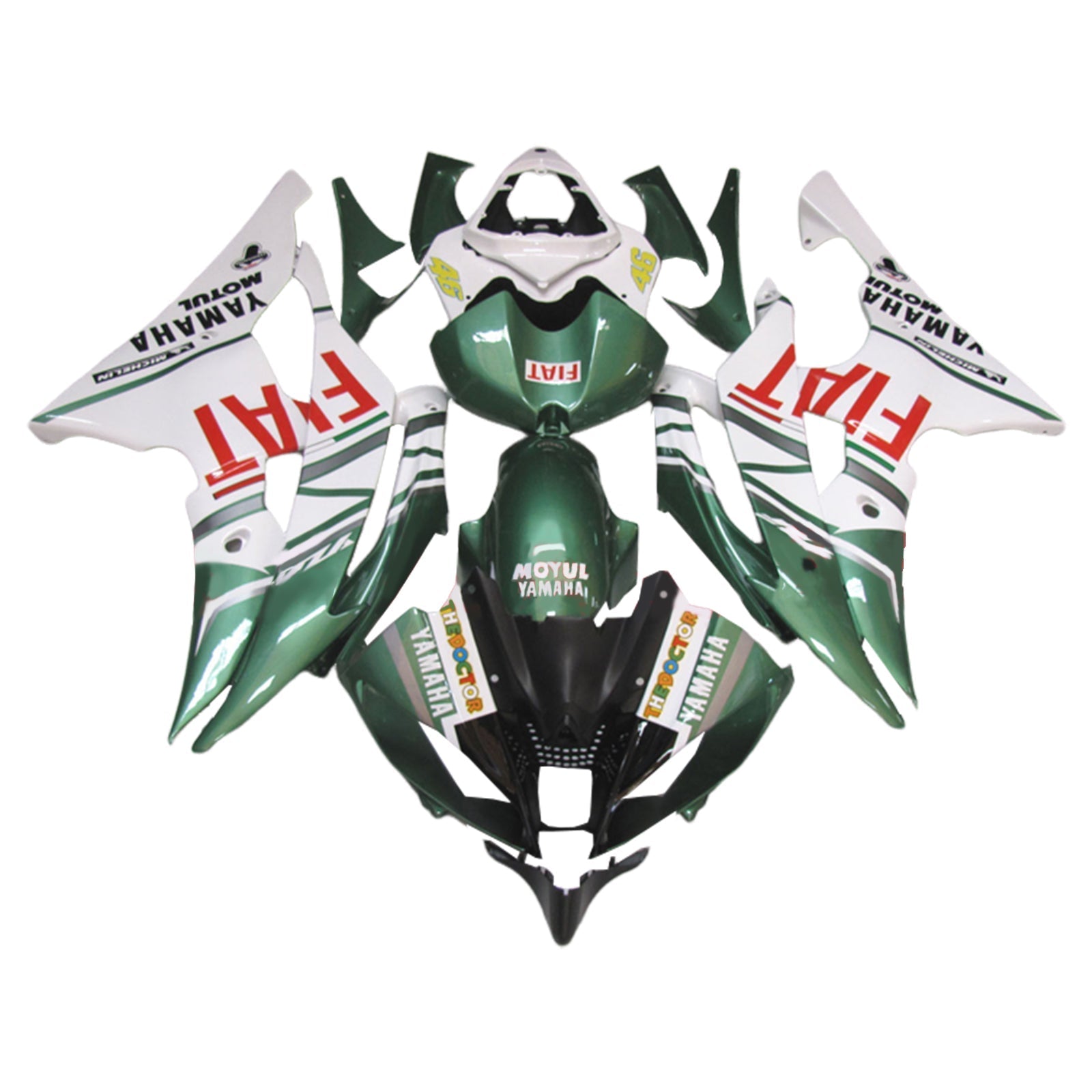 Yamaha YZF 600 R6 2008-2016 Kit Carenado Carrocería Plástico ABS