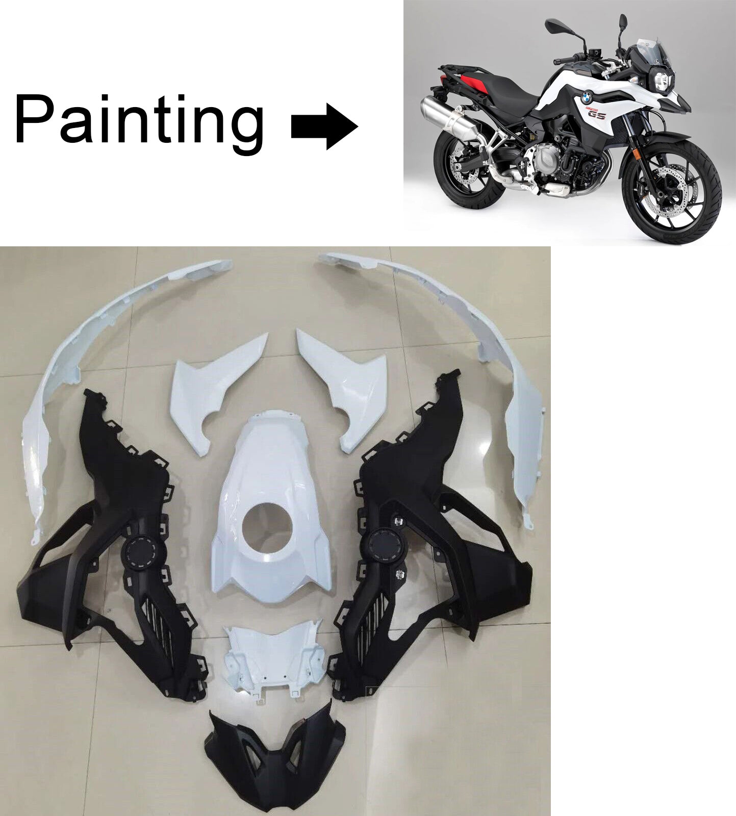 BMW F750GS F850GS 2018-2022 Kit Carenado Carrocería