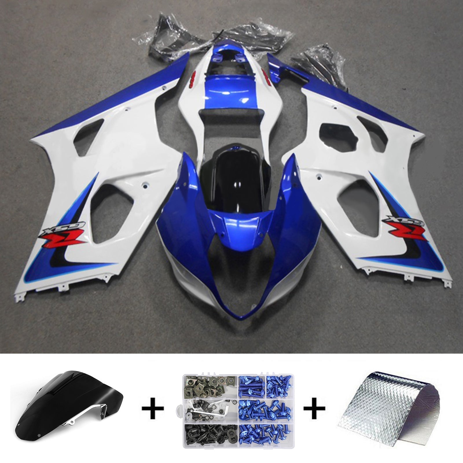 Suzuki GSXR1000 2003-2004 K3 Fairing Kit Bodywork Plastic ABS