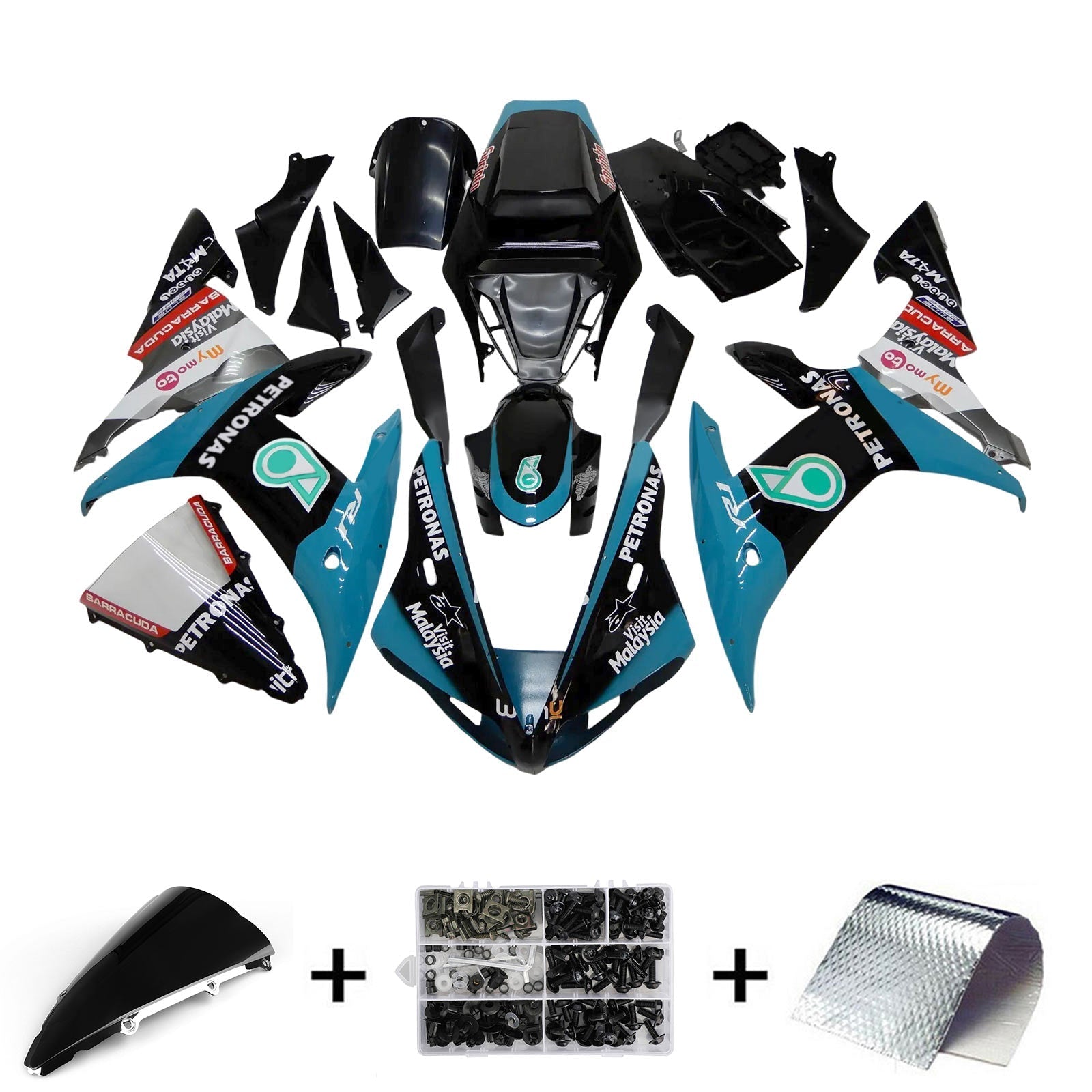 Yamaha YZF 1000 R1 2002-2003 Kit Carenado Carrocería Plástico ABS