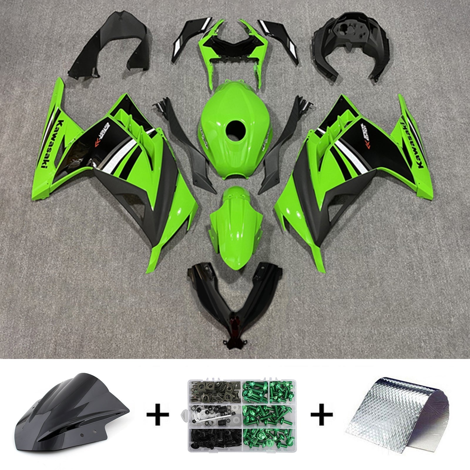 Kawasaki EX300 Ninja300 2013-2024 Fairing Kit Bodywork Plastic ABS