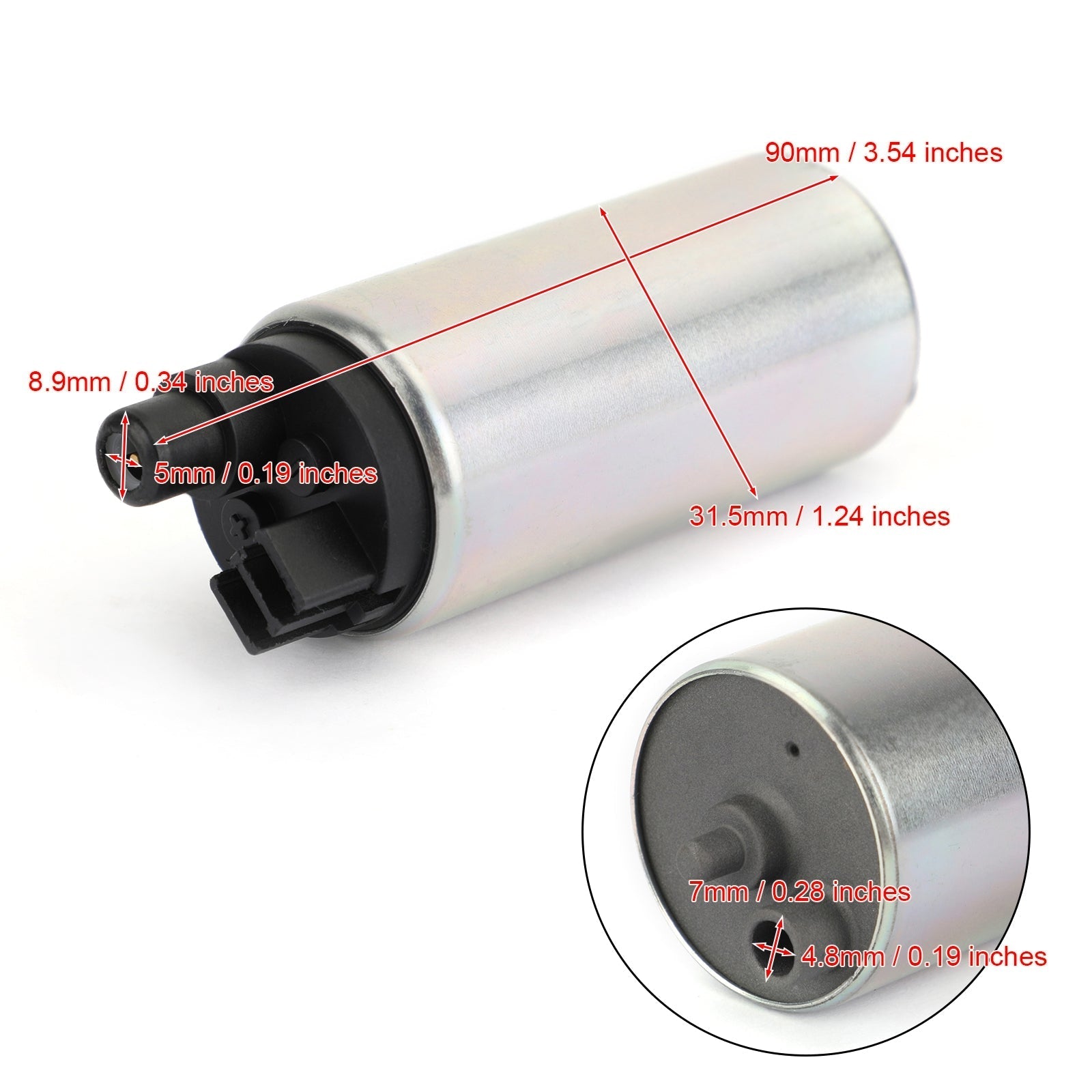 Fuel Pump + Strainer for Kawasaki KX 250 450 F Versys EX 650 R Ninja 06-18 Generic