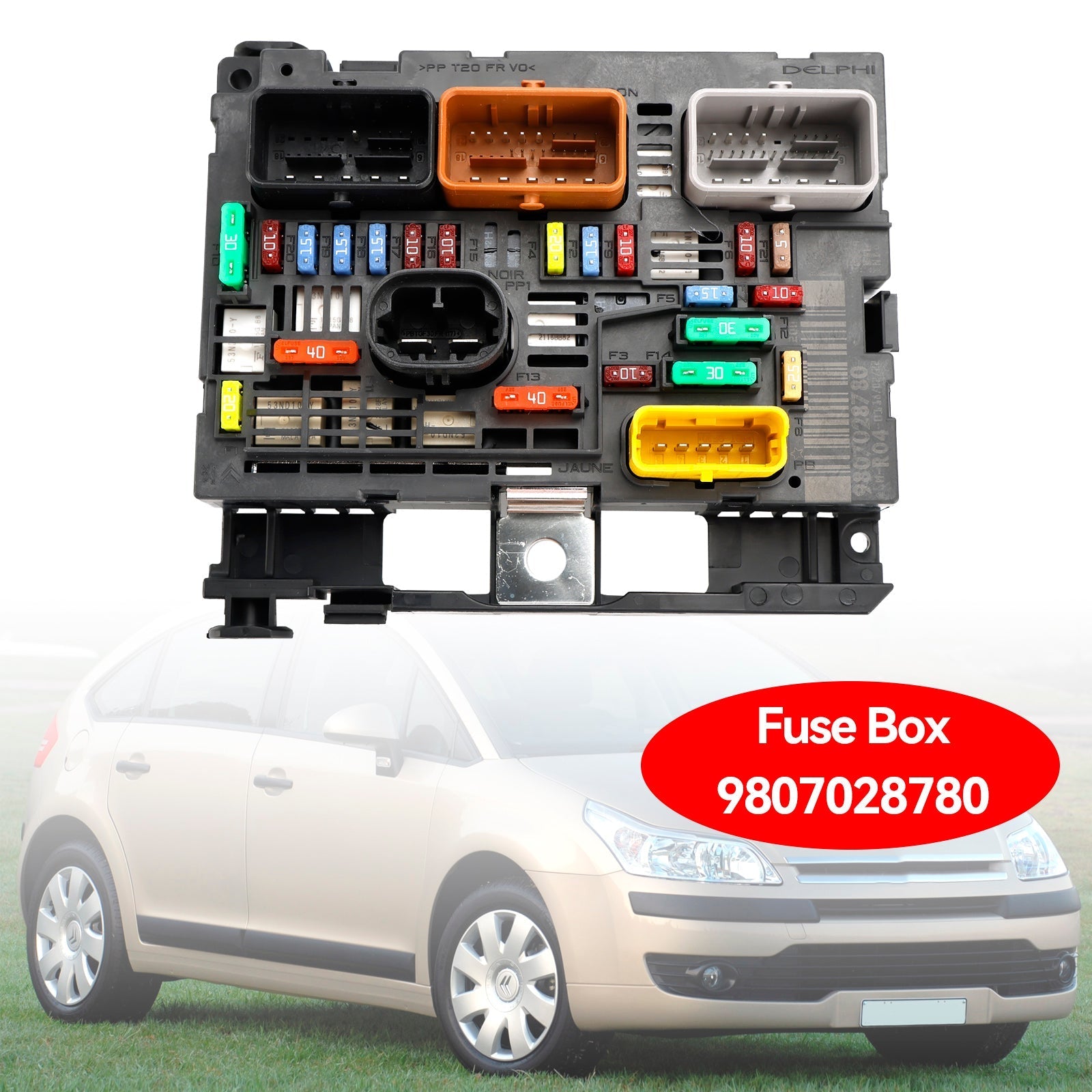 Citroen C8 (EA_, EB_) 2002-Onwards Fuse Box BSM 9807028780