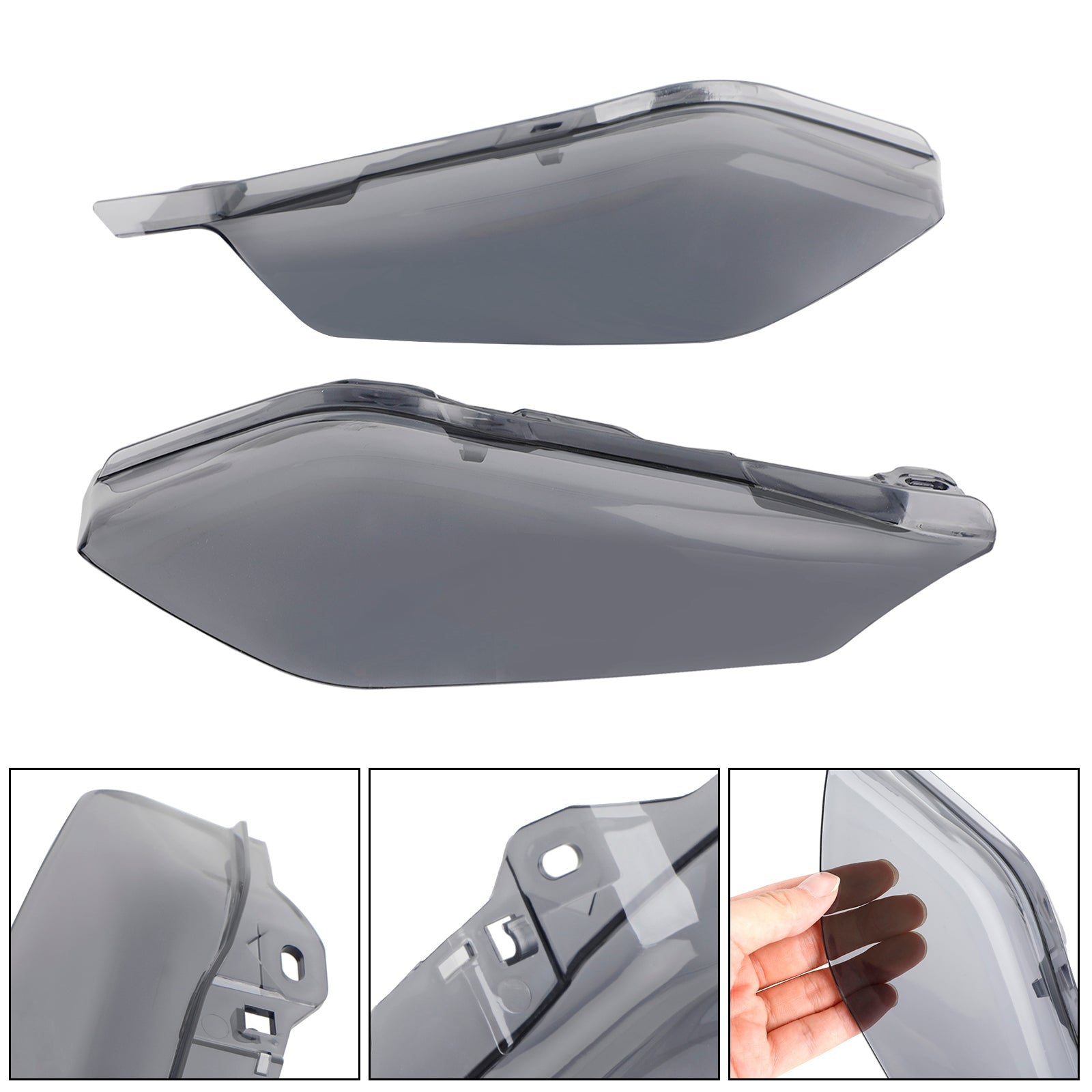 Protector embellecedor deflector de calor de aire de marco medio apto para modelos Touring y Trike 17-21 genéricos