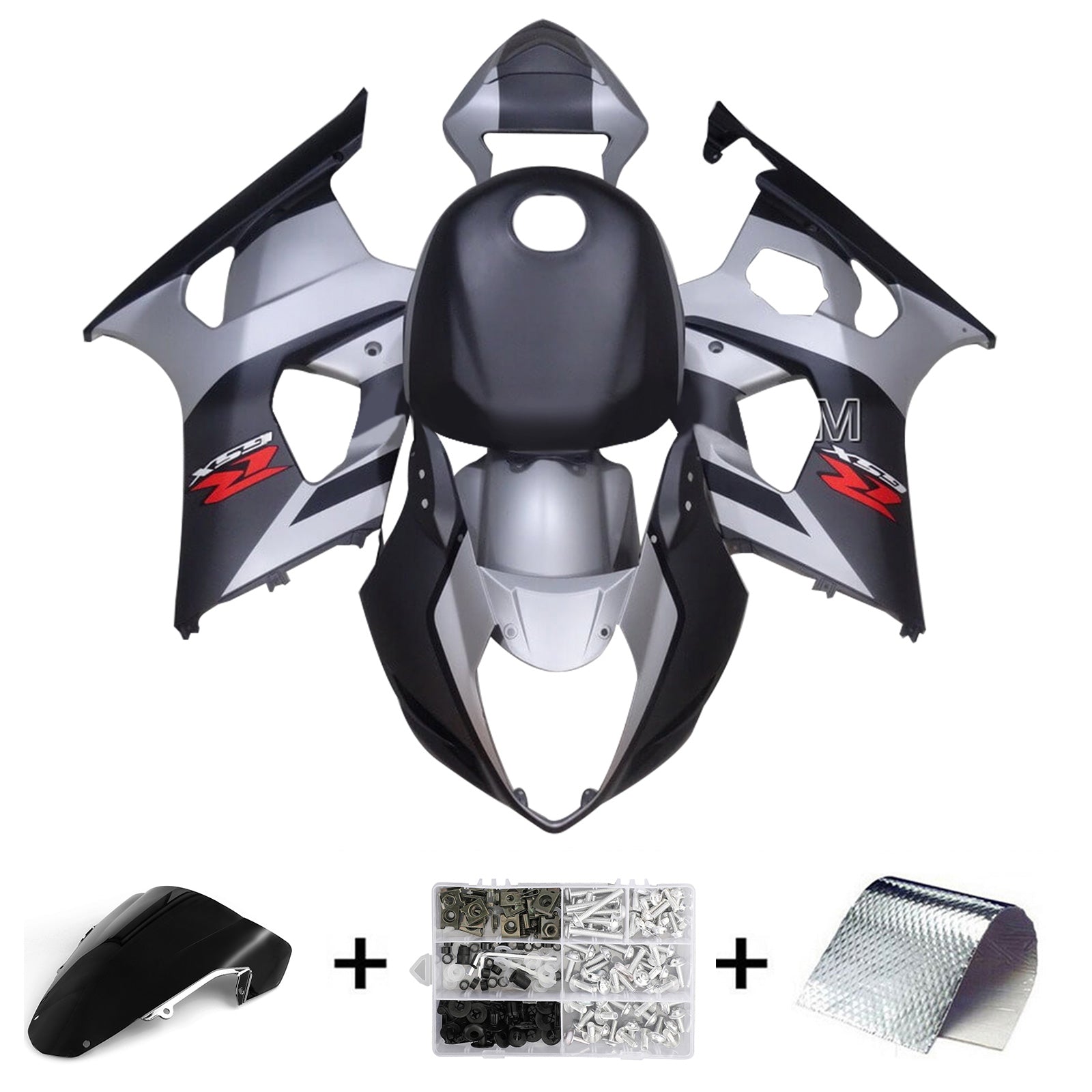 Amotopart Suzuki GSXR1000 2003-2004 K3 Fairing Kit Bodywork Plastic ABS