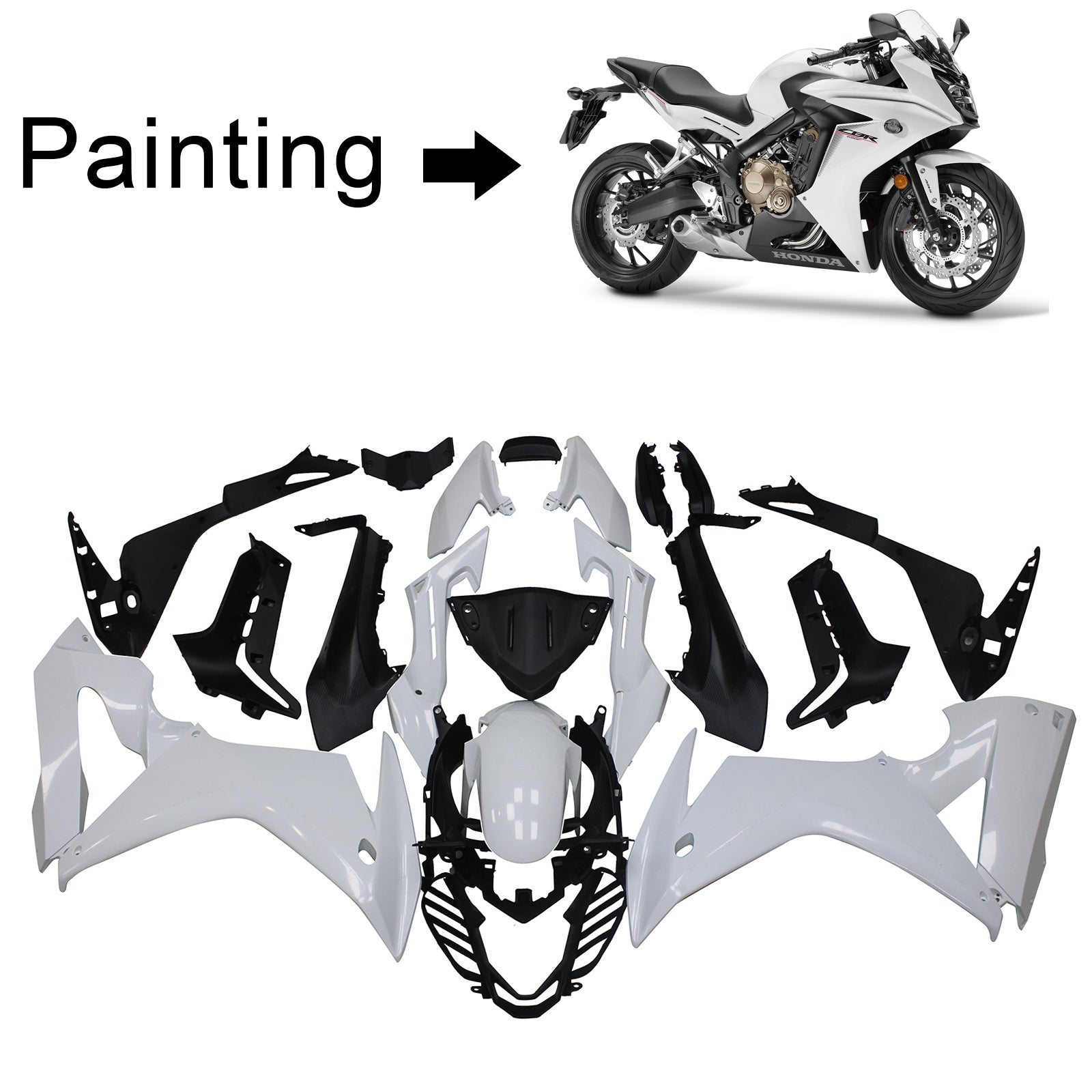 Honda CBR650F 2017-2019 Fairing Kit Bodywork Plastic ABS For