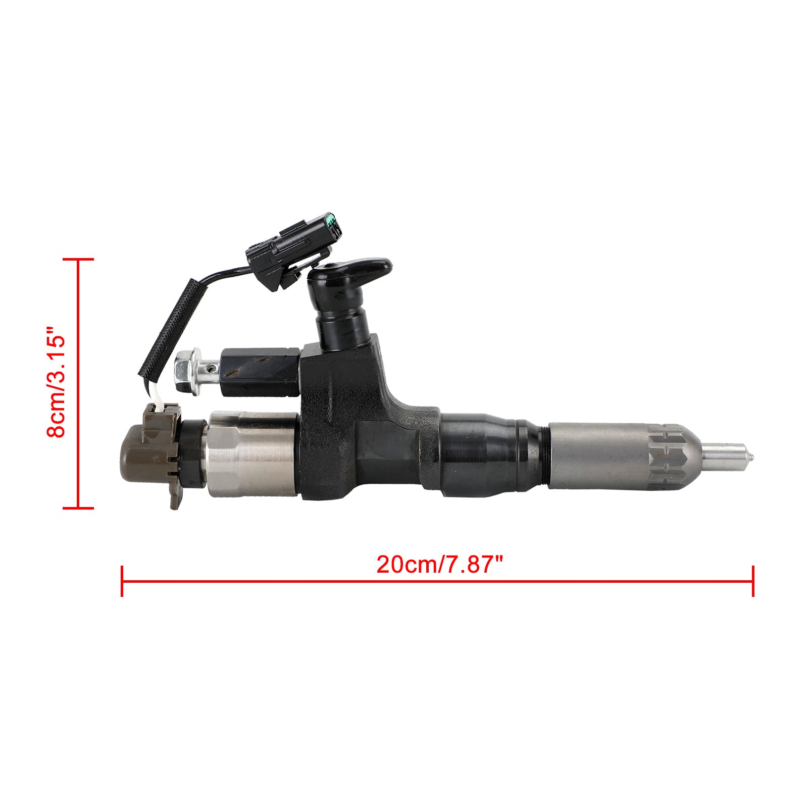 1984-2018 Hino J08E Kobelco 3.8 4.7 Diesel 6PCS Fuel Injectors 095000-6593