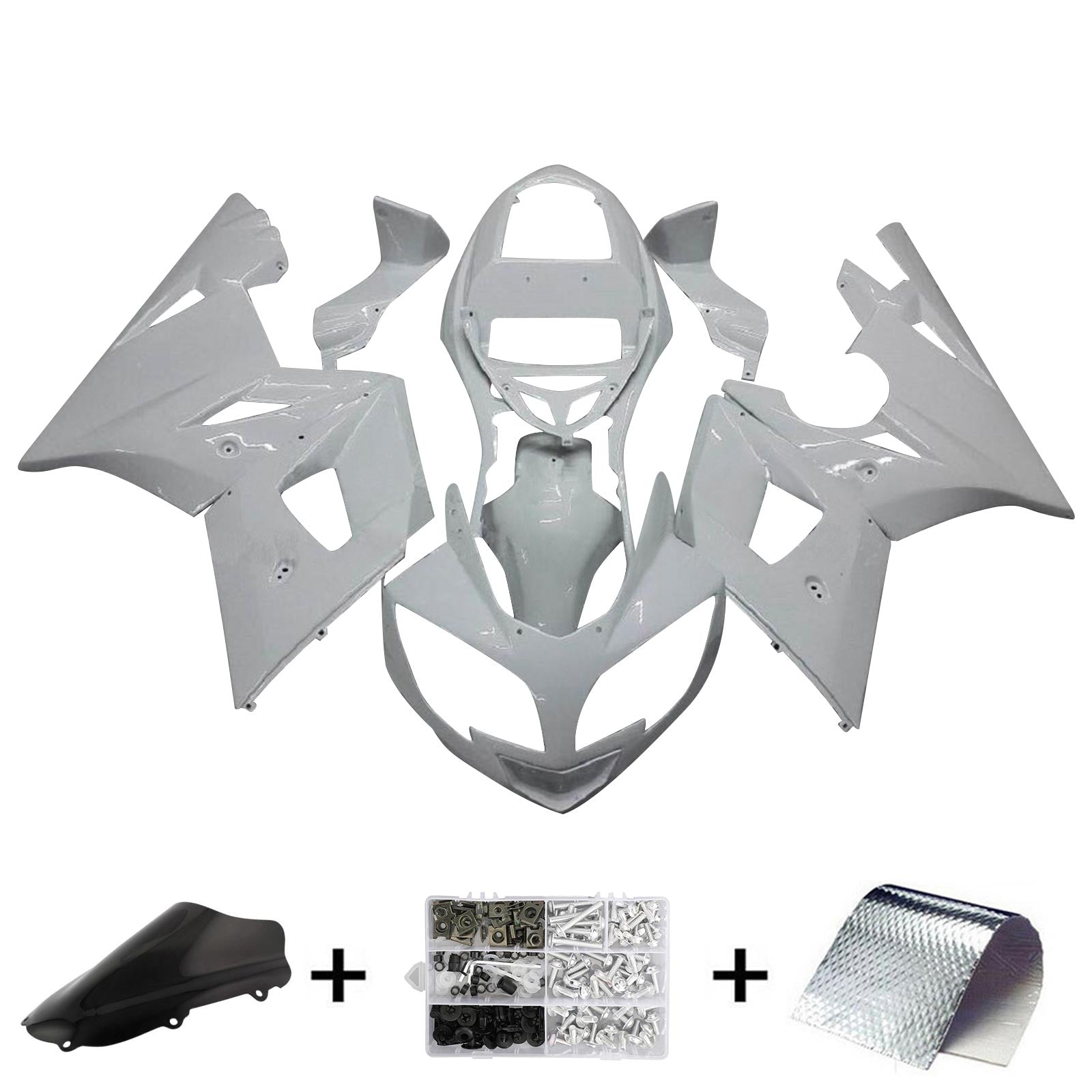 Amotopart Triumph Daytona 600 650 2002-2005 Fairing Kit Bodywork Plastic ABS