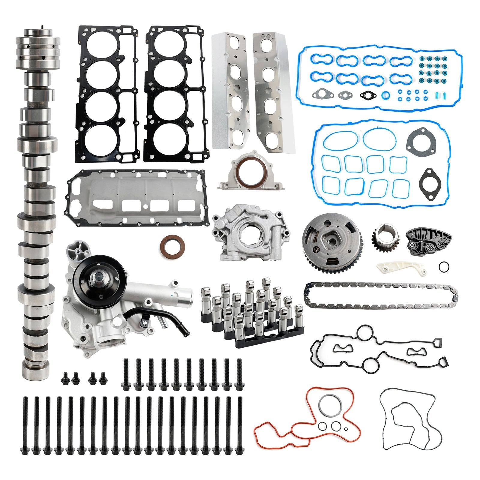 Ram 1500 HFE 5.7L V8 2013-2014 MDS Lifters Kit Timing Chain Kit Camshaft Kit 53021726AC 53022263AF 5038785AB 5038786AB 53021727AC