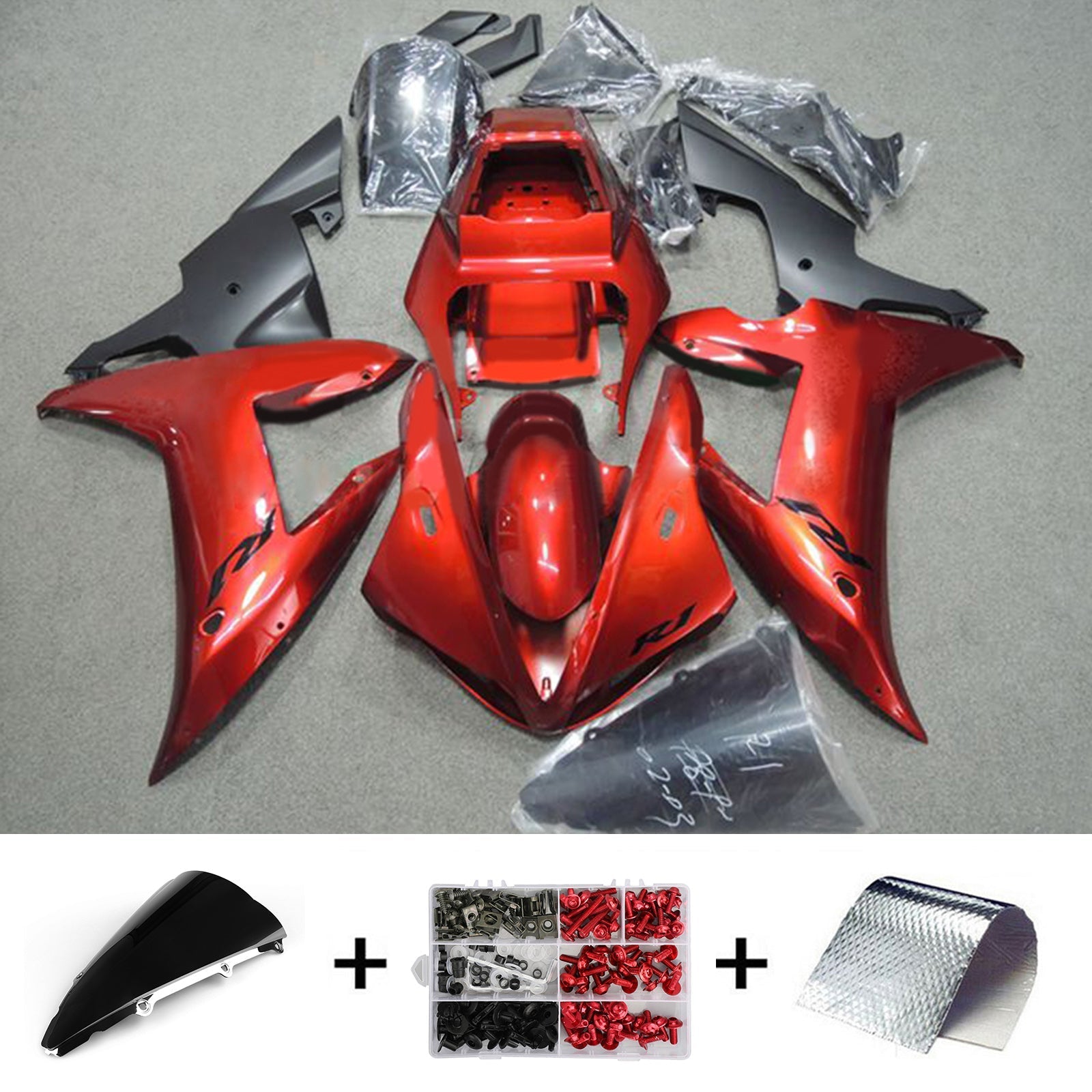 Yamaha YZF-R1 2002-2003 Fairing Kit Bodywork Plastic ABS