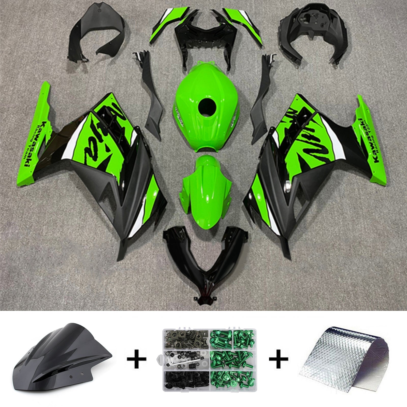 Kawasaki EX300 Ninja300 2013-2024 Fairing Kit Bodywork Plastic ABS