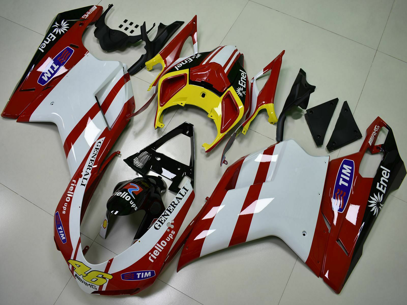 Fairing Kit Bodywork ABS fit For Ducati 1098 1198 848 2007-2011 Generic