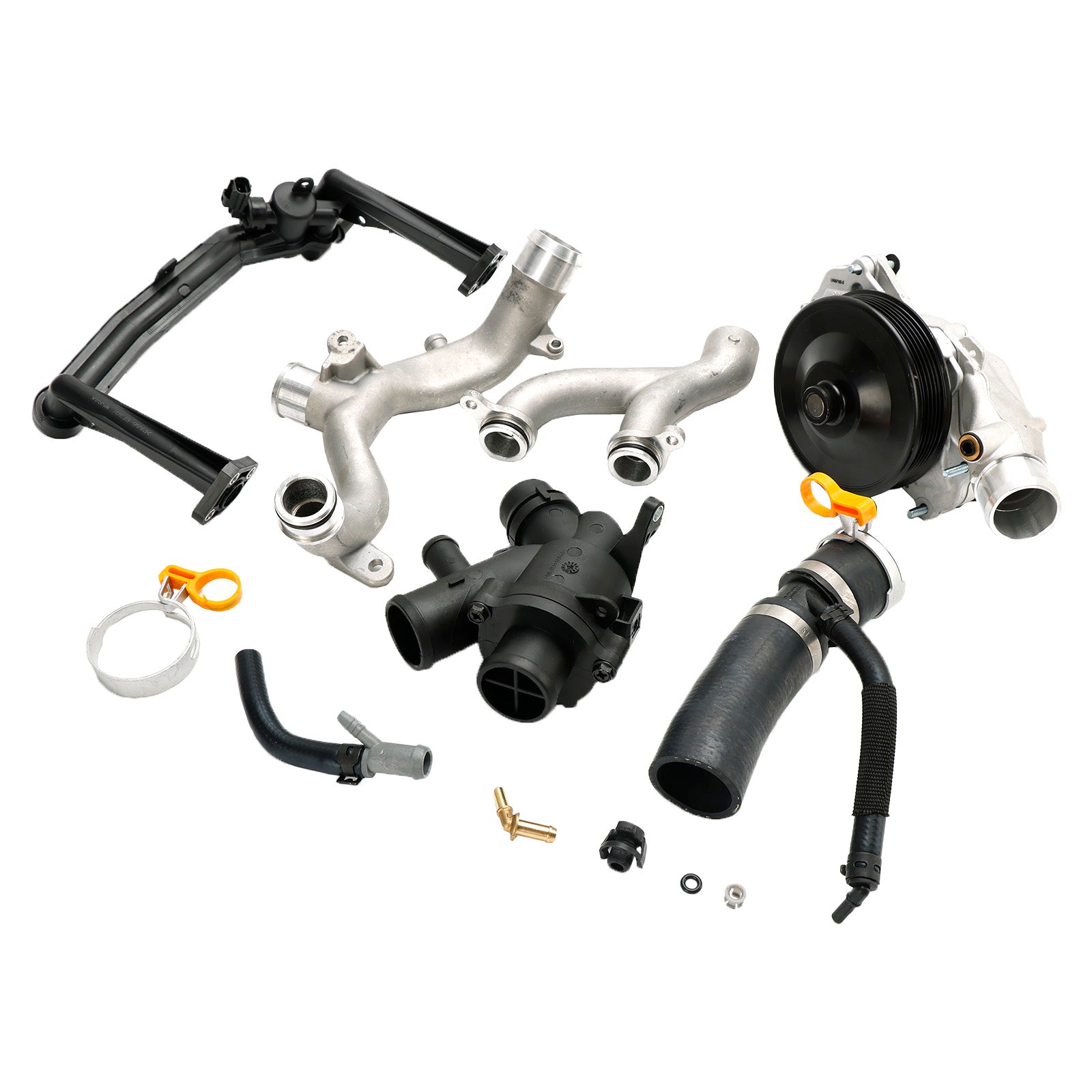 2014-2021 Jaguar F-Type 5.0L V8 Cooling System Replace Kit AJ812119 AJ813909 AJ814042