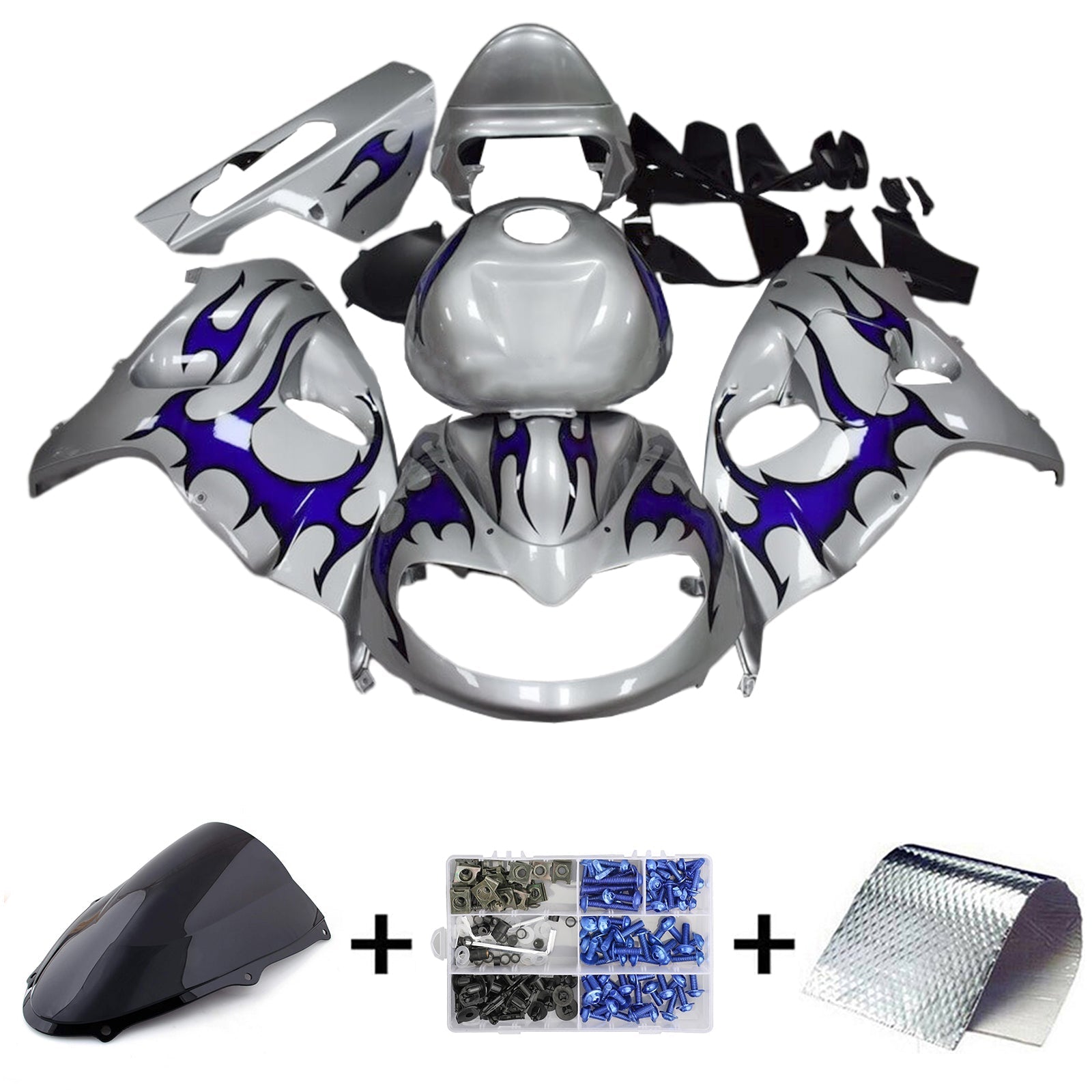 Amotopart Suzuki TL1000R 1998-2003 Fairing Kit Bodywork Plastic ABS