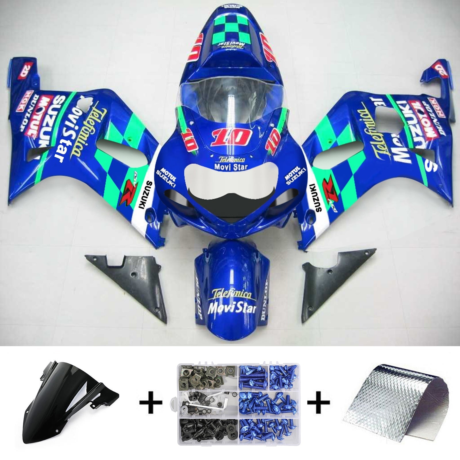 Suzuki GSXR750 2001-2003 Fairing Kit Bodywork Plastic ABS