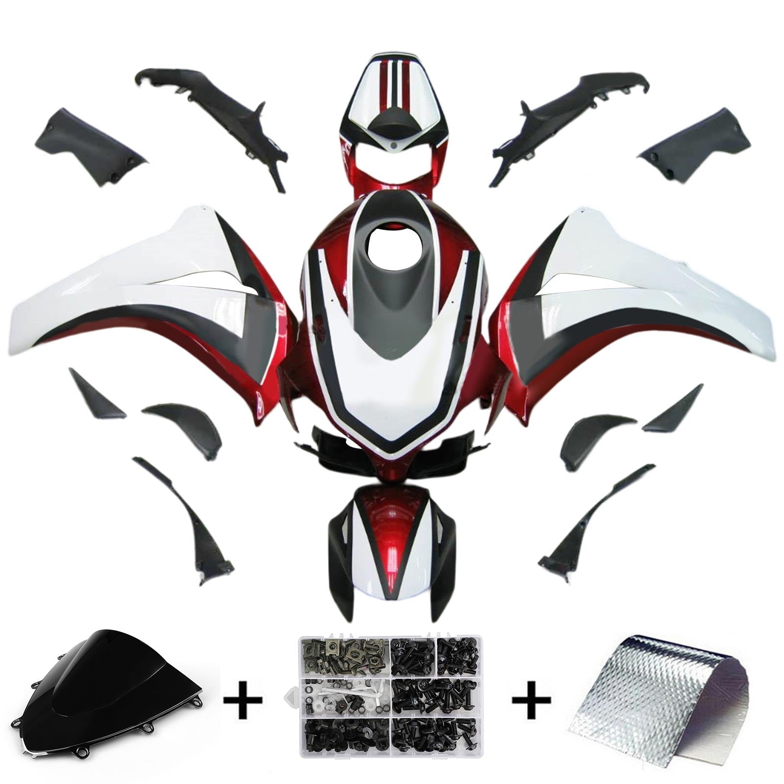 Honda CBR1000RR 2008-2011 Fairing Kit Bodywork Plastic ABS