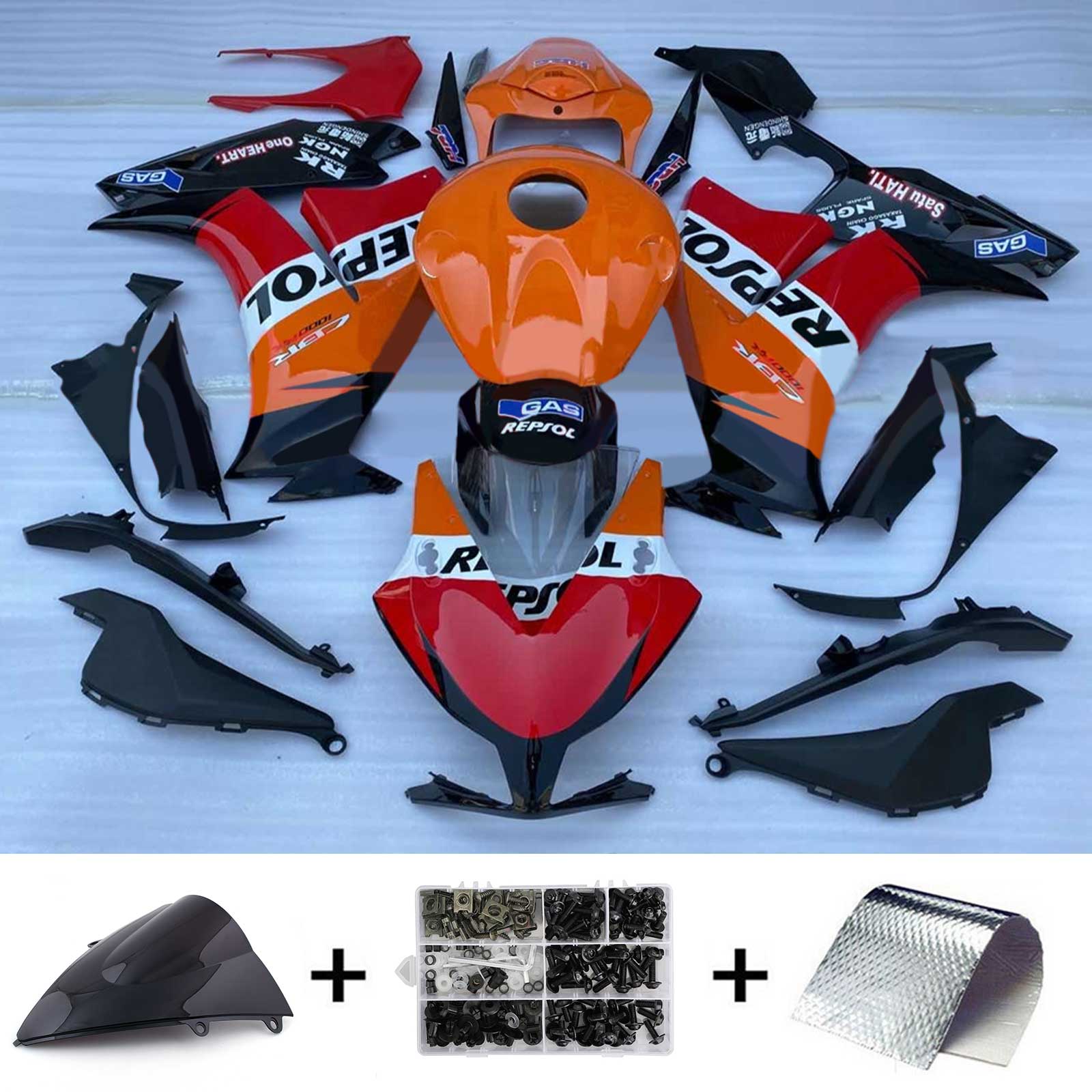 Honda CBR1000RR 2012-2016 Kit Carenado Carrocería Plástico ABS