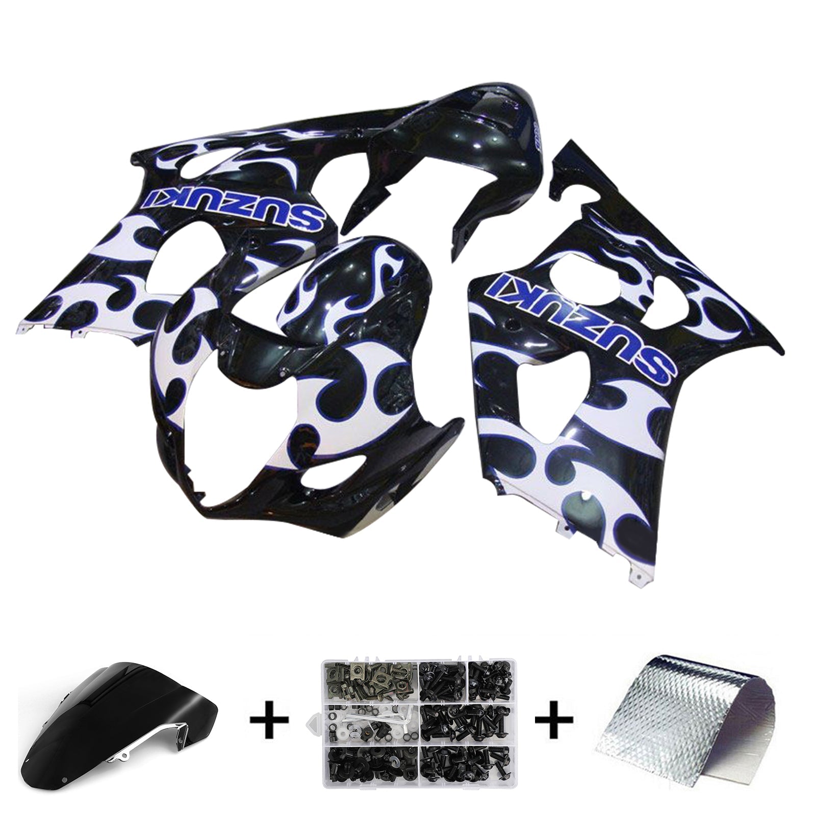 Amotopart Suzuki GSXR1000 2003-2004 K3 Fairing Kit Bodywork Plastic ABS