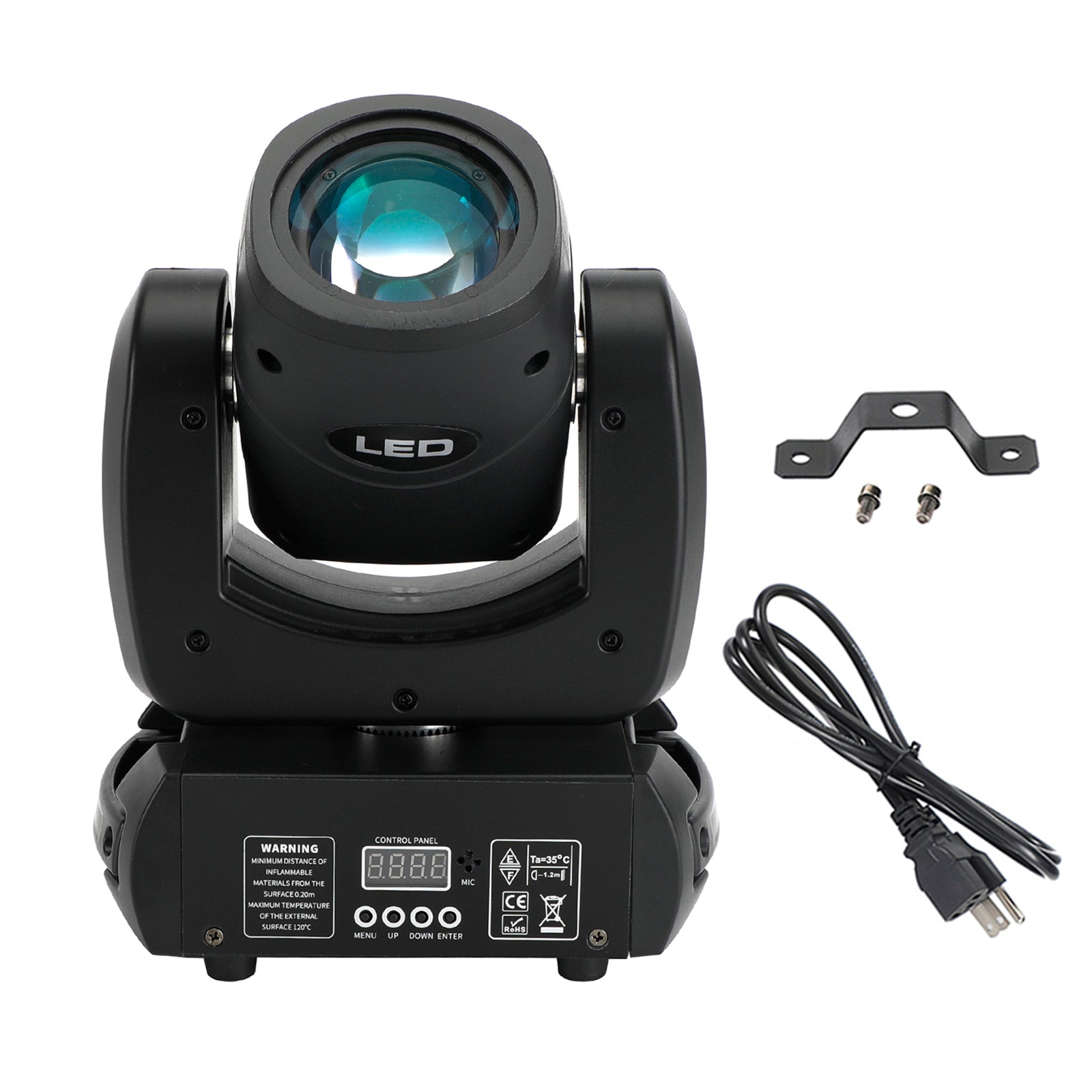 100W 8Prism LED Beam Gobo Moving Head Stage Lighting DMX Party Disco DJ Light