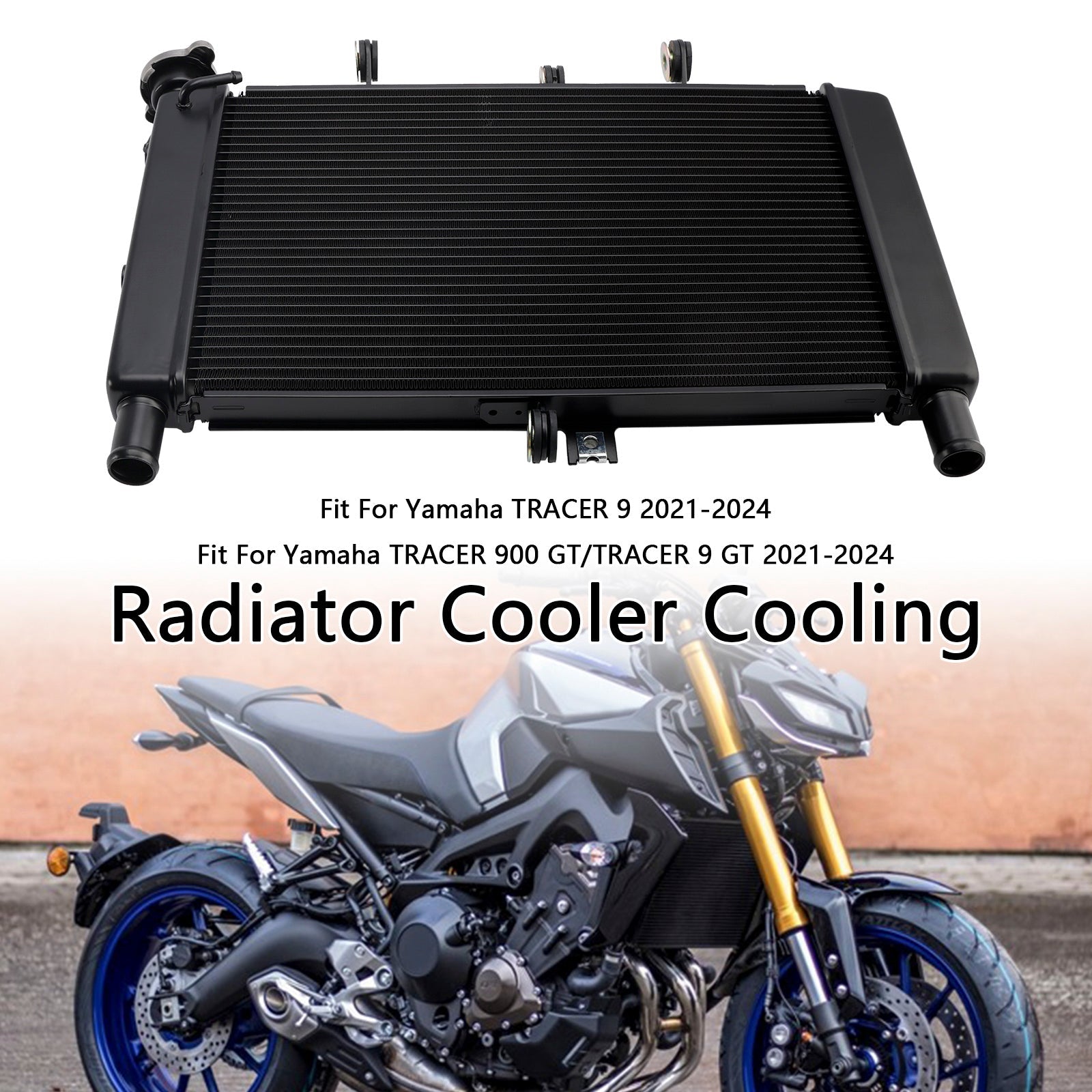 Radiator Cooling Engine Cooler For Yamaha MT-09/SP TRACER 9 XSR900 21-24