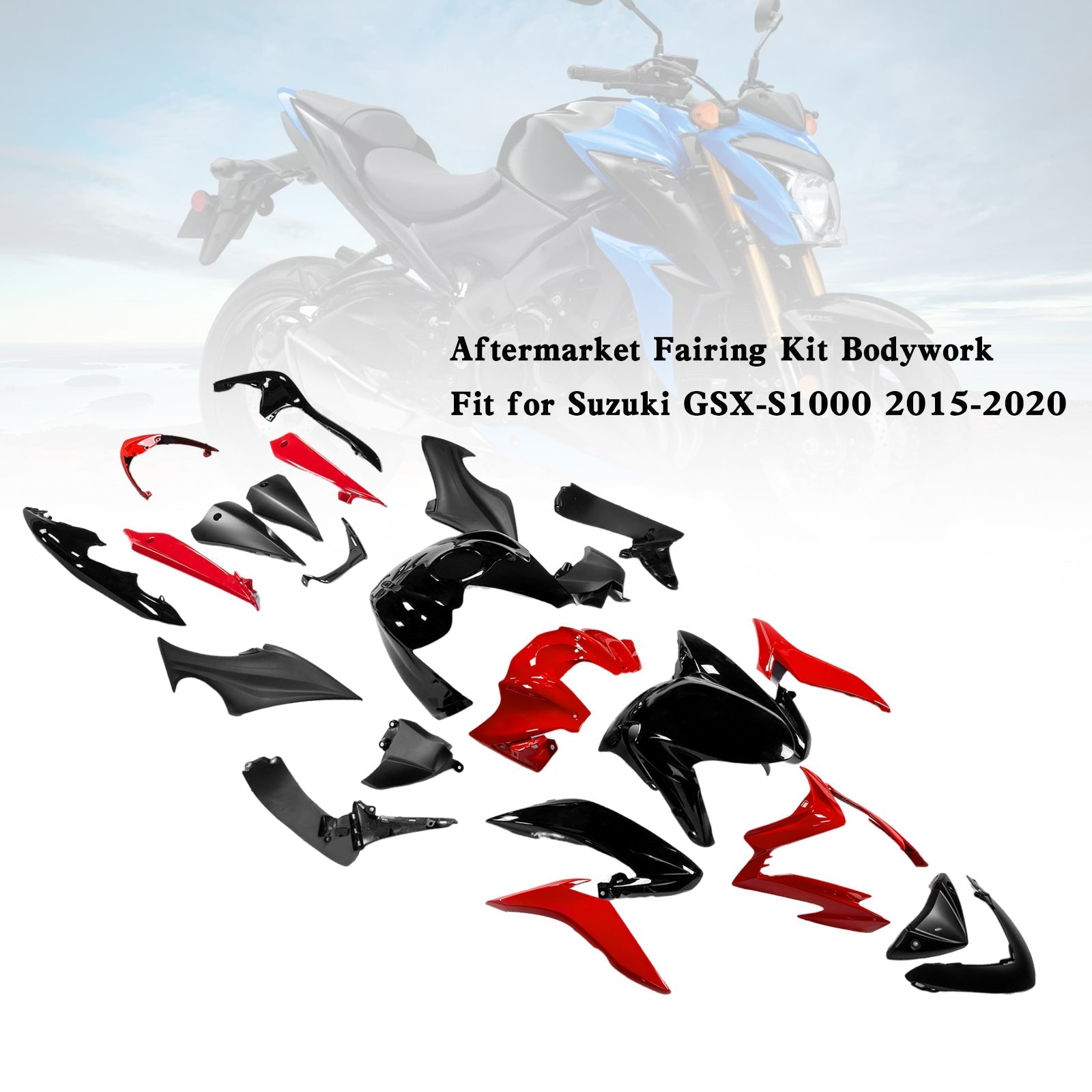 Suzuki GSX-S 1000 2015-2020 Plastic Bodywork Fairing Kit