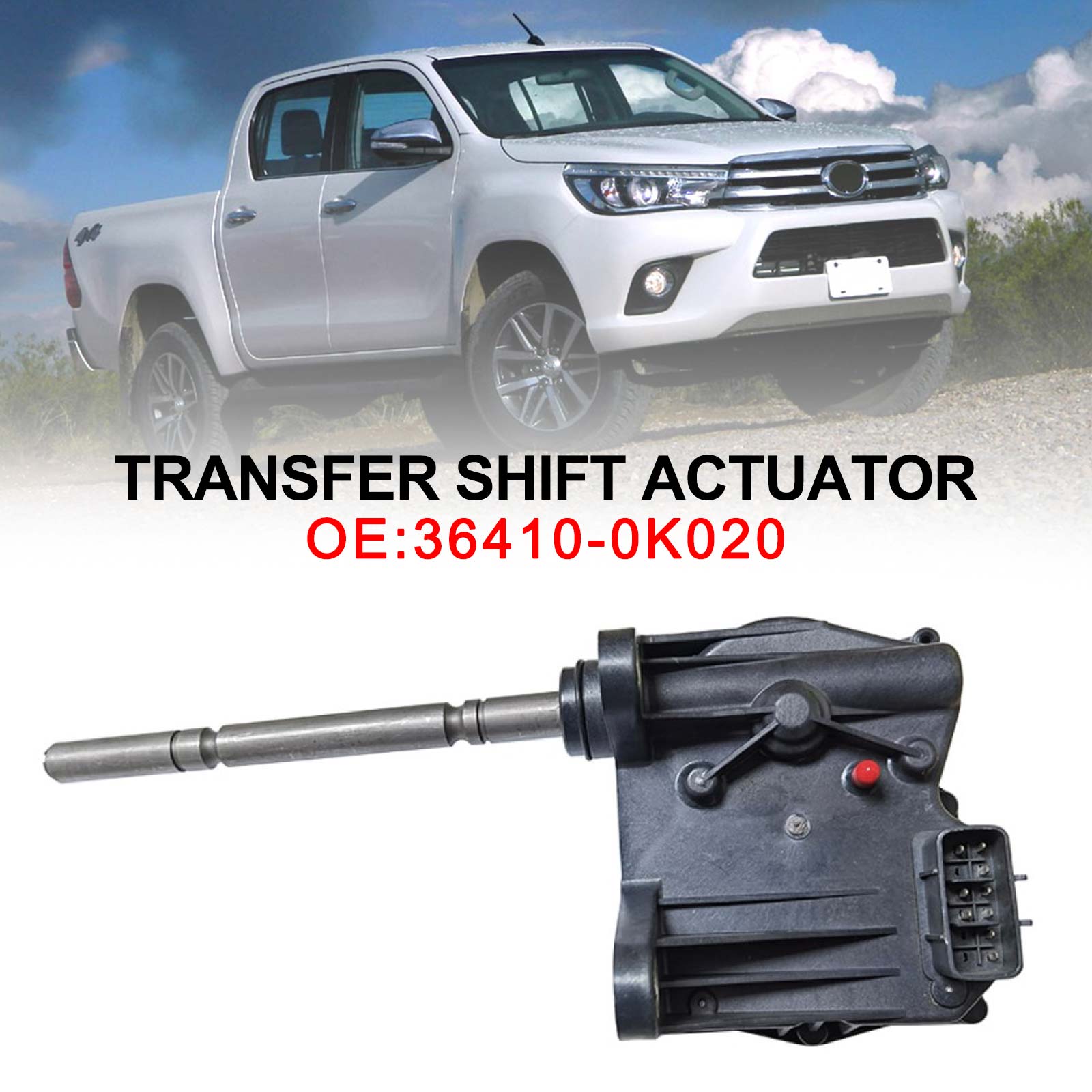 2016- Toyota Fortuner Engine: 2GDFTV 1GDFTV 2TRFE Transfer Shift Actuator 36410-0K020 Fedex Express