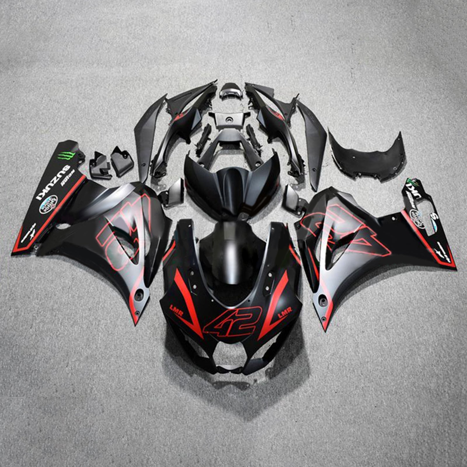 Suzuki GSXR1000 2017-2024 K17 Fairing Kit Bodywork Plastic ABS