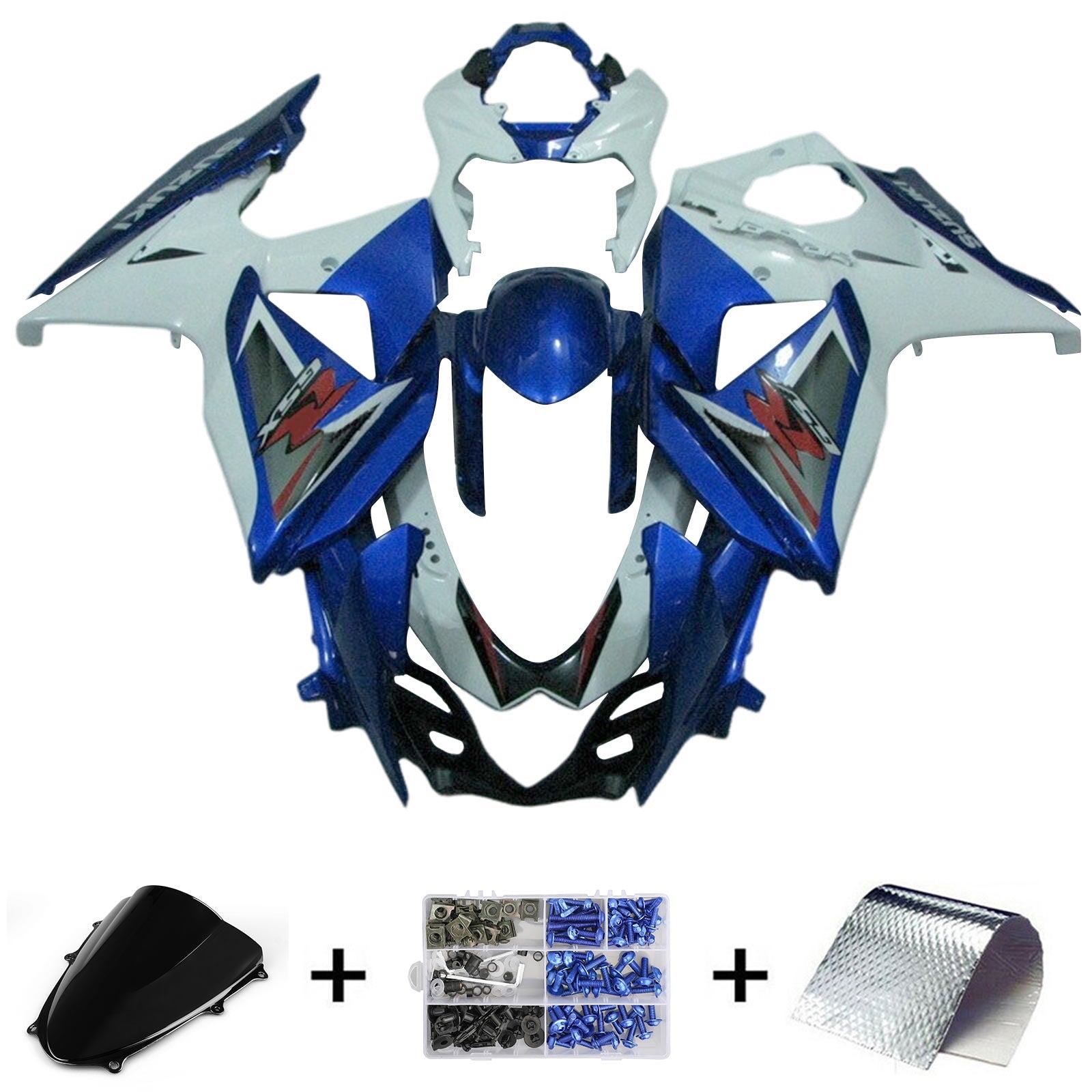 Amotopart Suzuki GSXR1000 2009-2016 K9 Fairing Kit Bodywork Plastic ABS