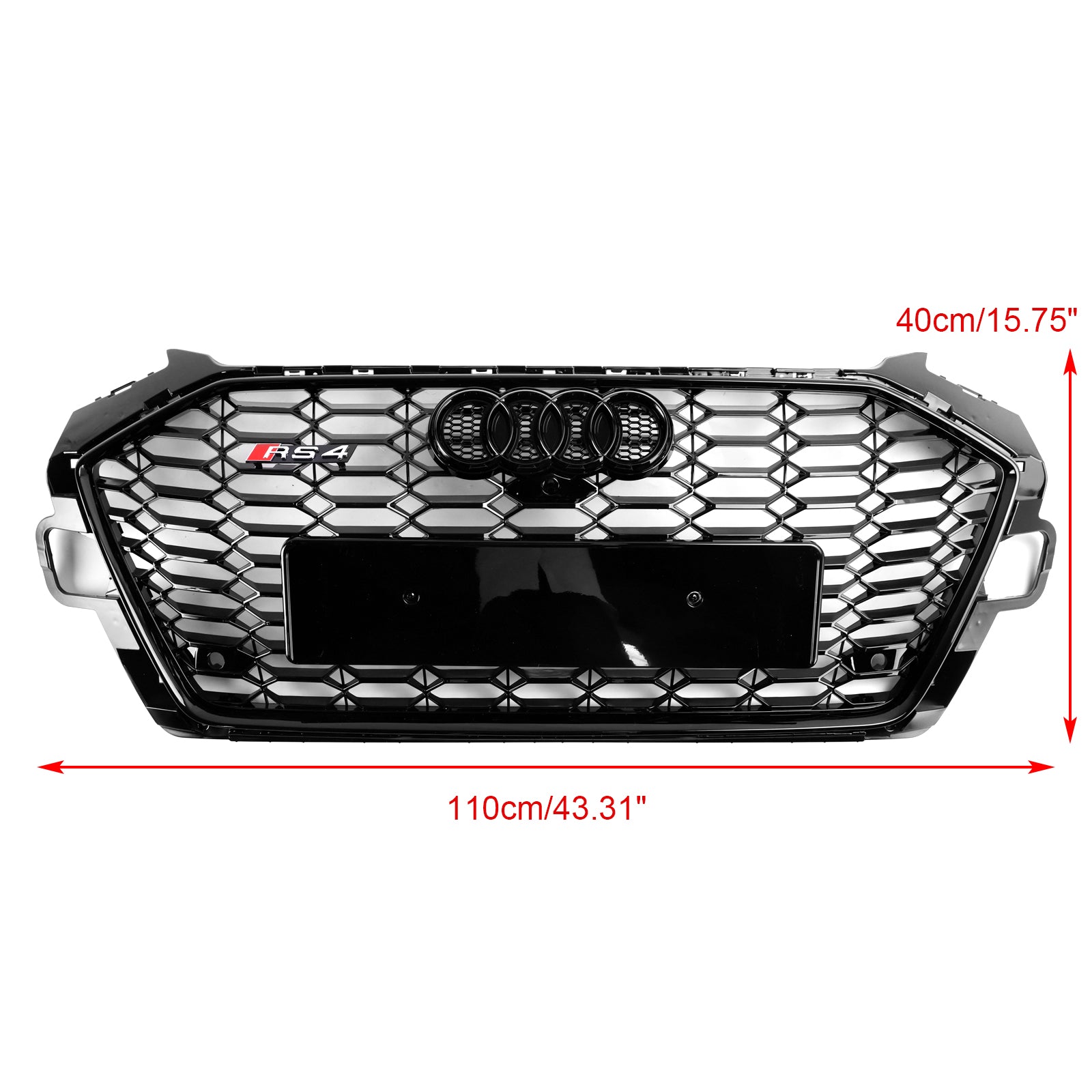 Audi A4 S4 B9.5 2020-2022 RS4 Style Front Bumper Grill Grille 8W0853651D