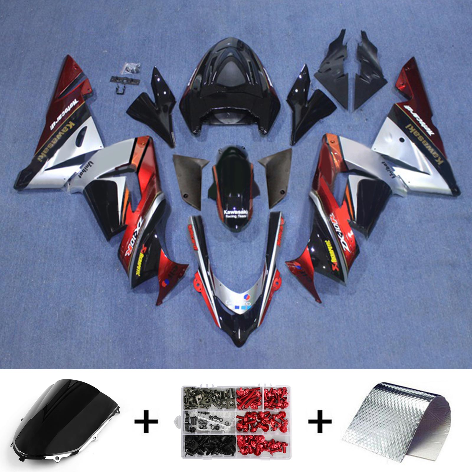 Kit Carenado Kawasaki ZX10R 2004-2005 Carrocería Plástico ABS