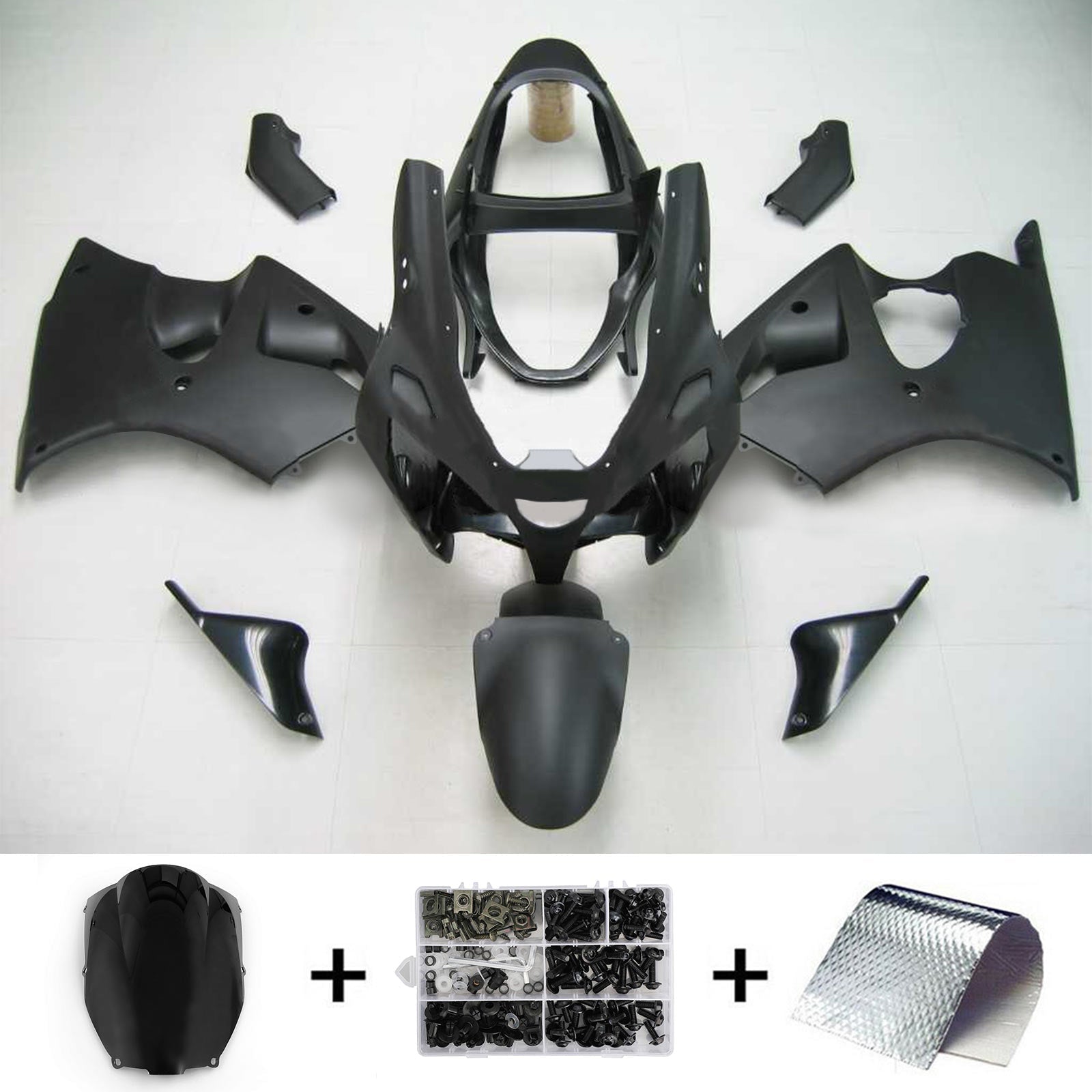 Darupsun 2000-2002 Kawasaki Zx6R 636 Fairing Body Set