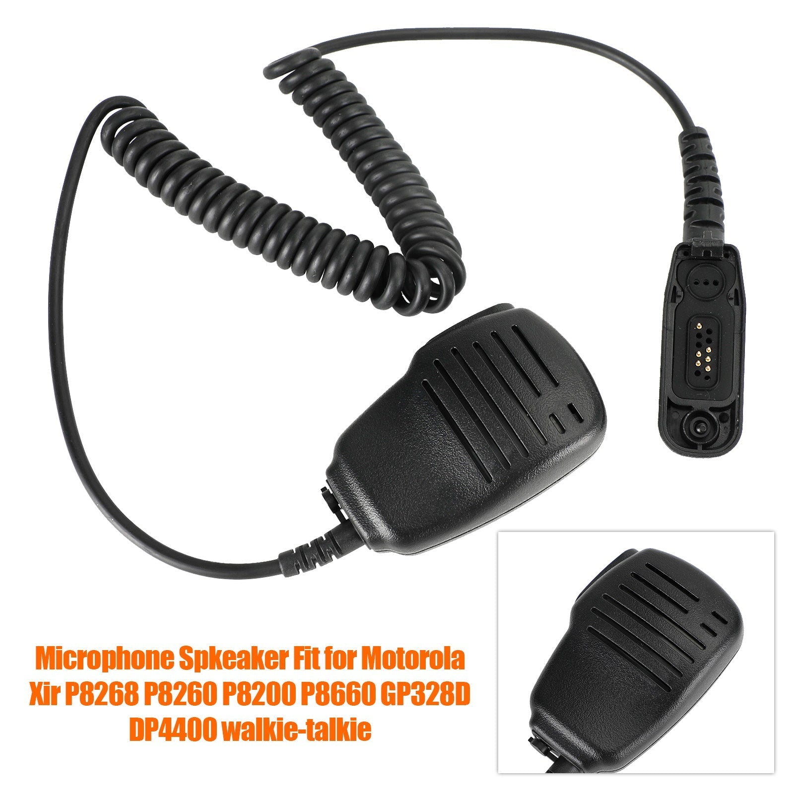 Hand Microphone Speaker Fit for Xir P8268 P8260 P8200 P8660 GP328D DP4400 Radio