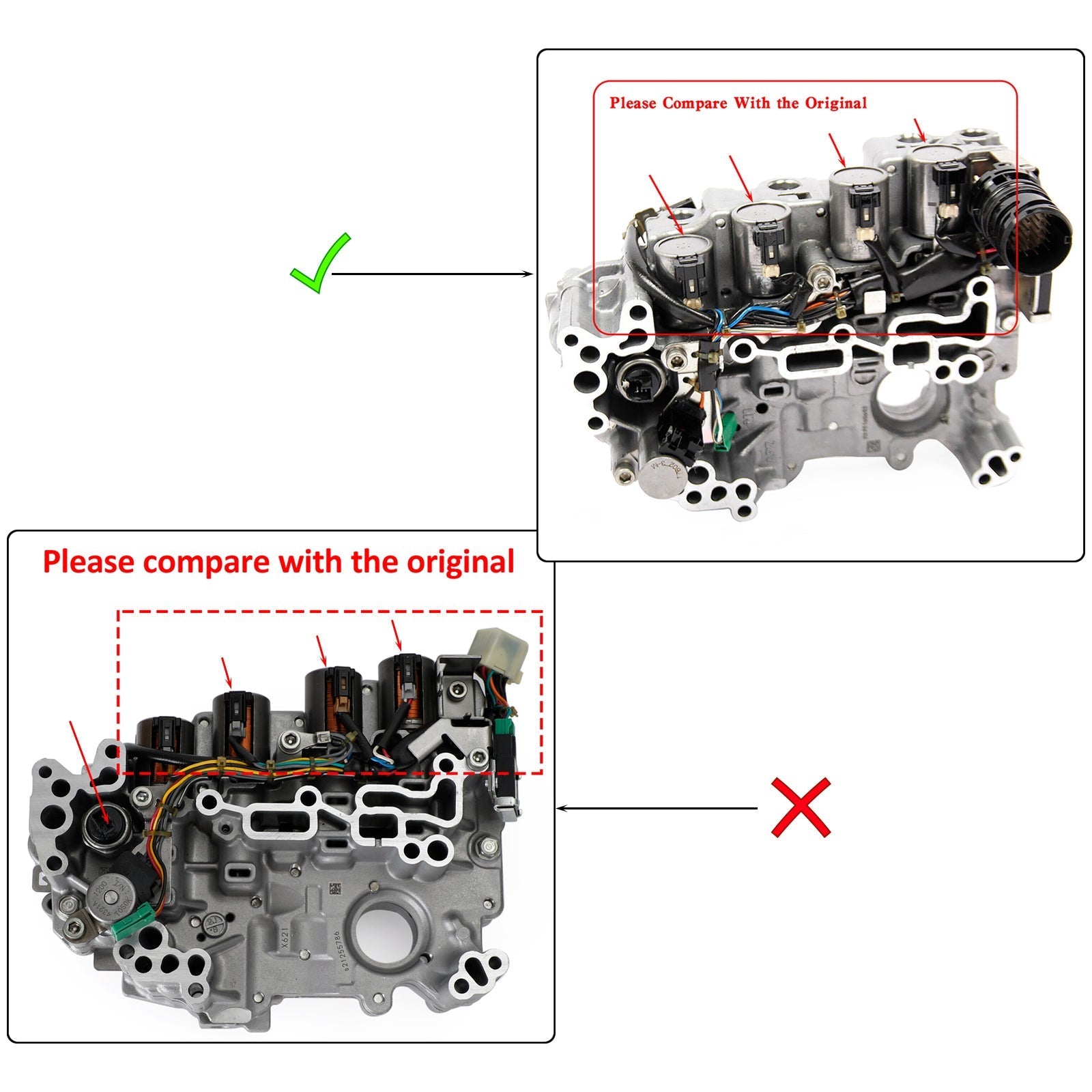 Renault SCALA 2012-2015 L4 1.5L
 JF015E RE0F11A CVT Valve Body