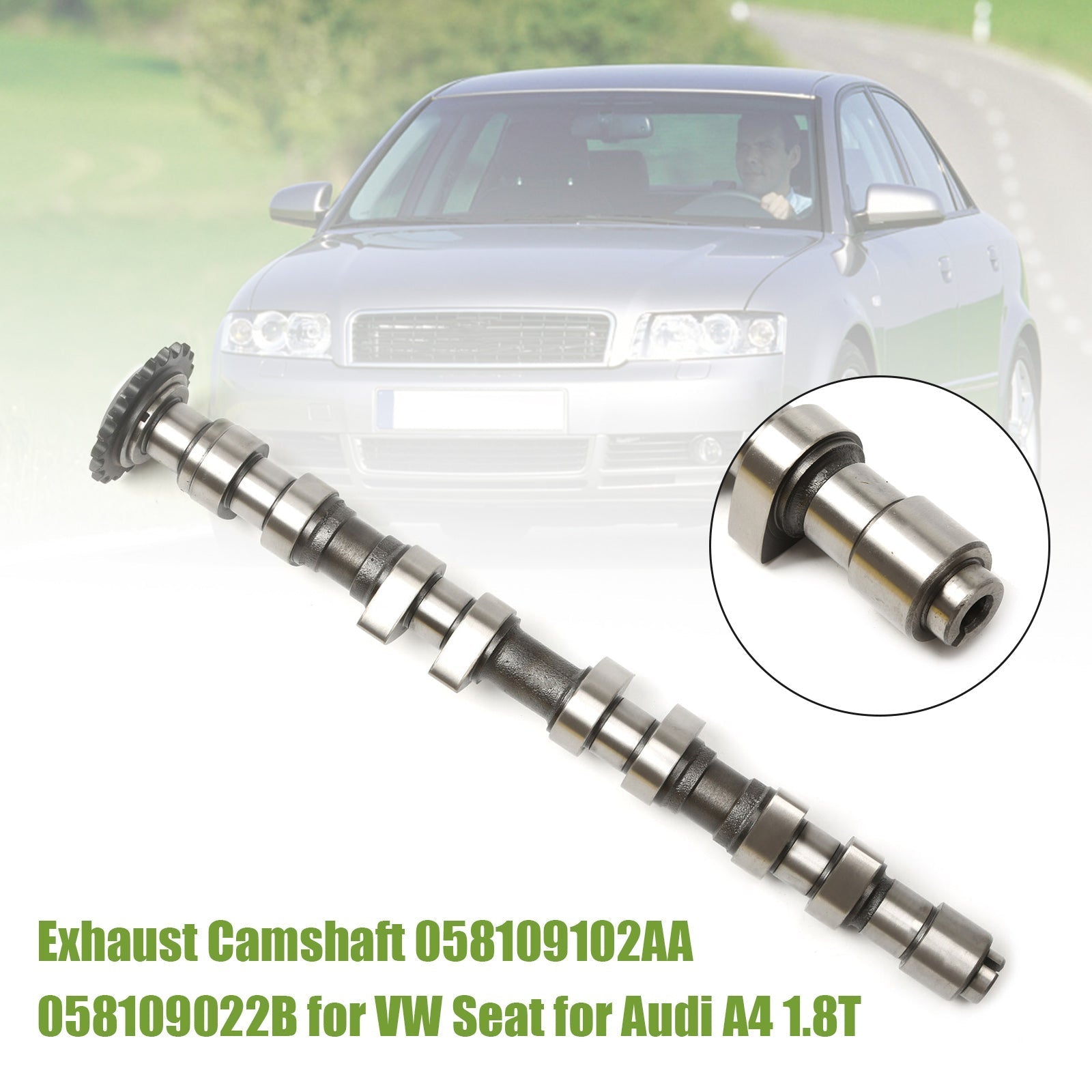 Audi A4 Avant 1996-2005 / TT Coupe  Roadster 1996-2006 1.8T Exhaust Camshaft 058109102AA 058109022B