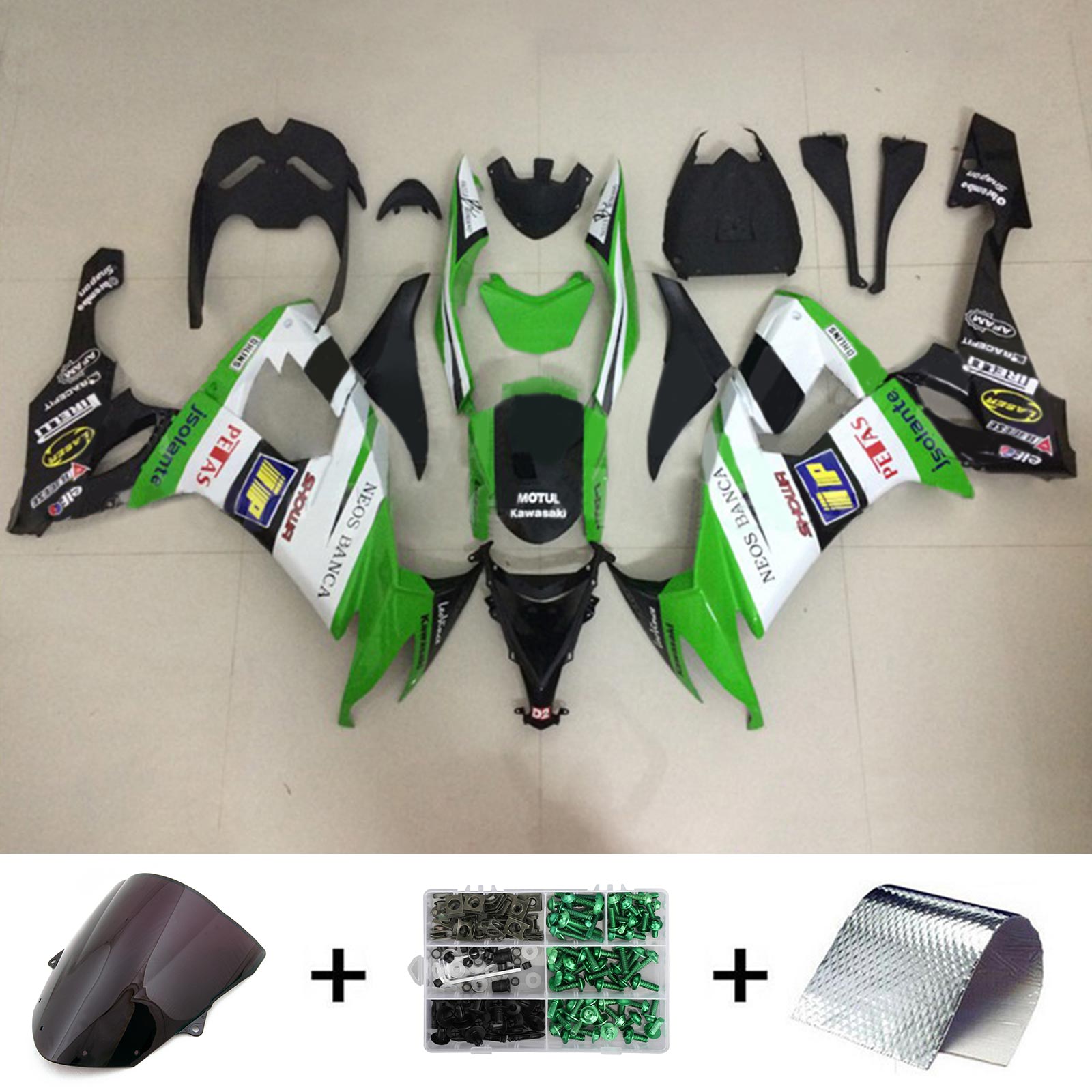 Kit Carenado Kawasaki ZX10R 2008-2010 Carrocería Plástico ABS