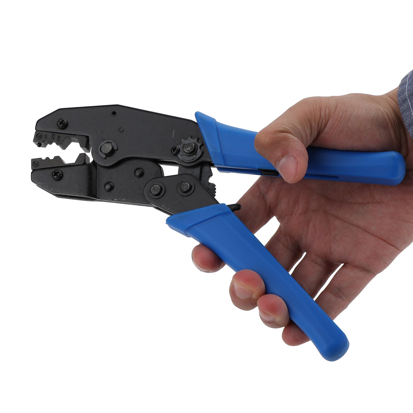 9'' Compression Coaxial Cable Professional Hex Crimping Tool Multifunctional for F-pin/Coax/BNC SMA Connectors RG Types