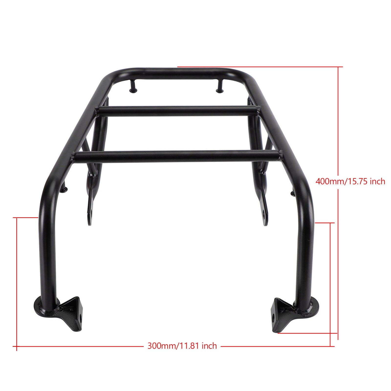 Yamaha XT250 XT 250 2008-2022 Black Luggage Rack Rear Carrier Rack