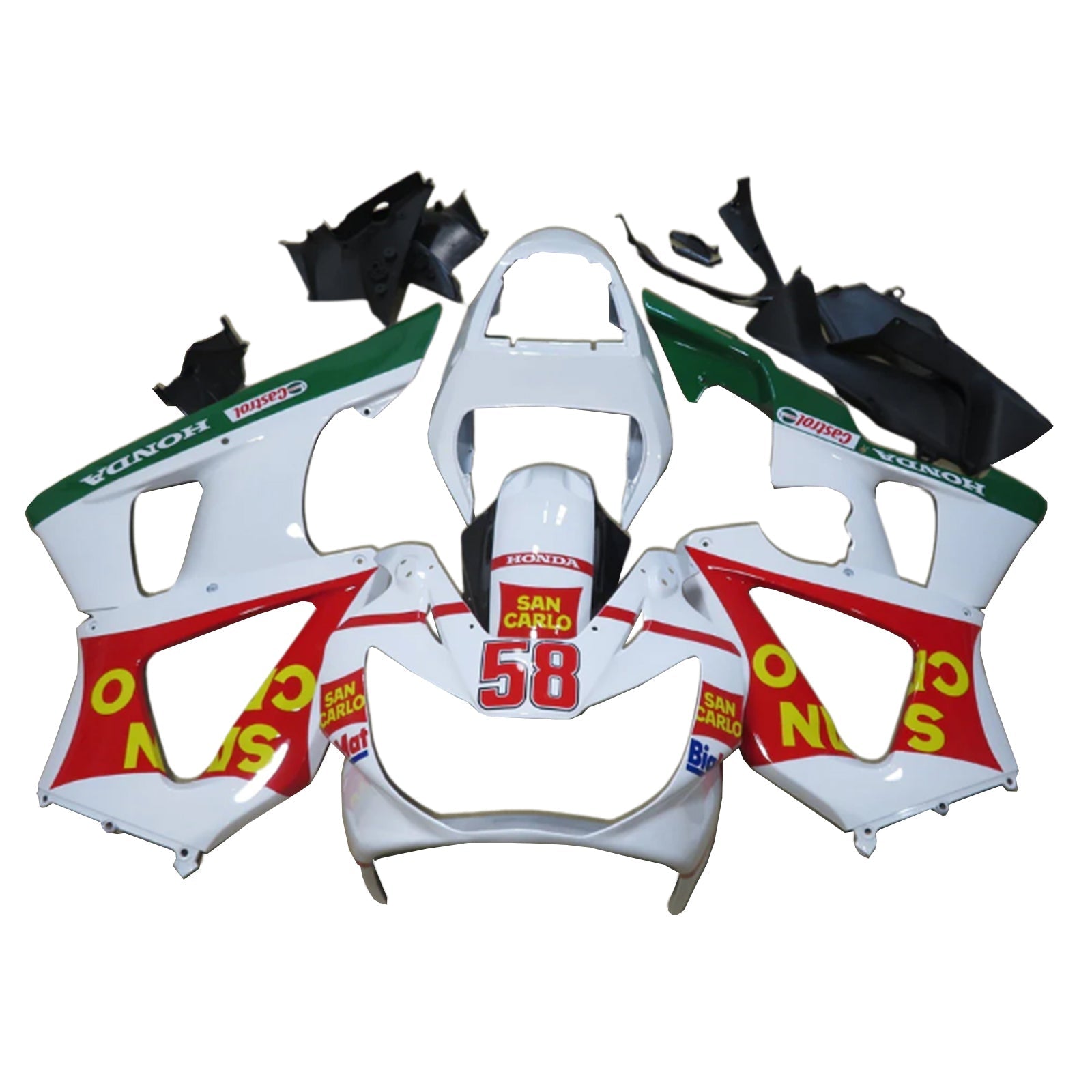 Honda CBR929RR 2000-2001 Fairing Kit Bodywork Plastic ABS