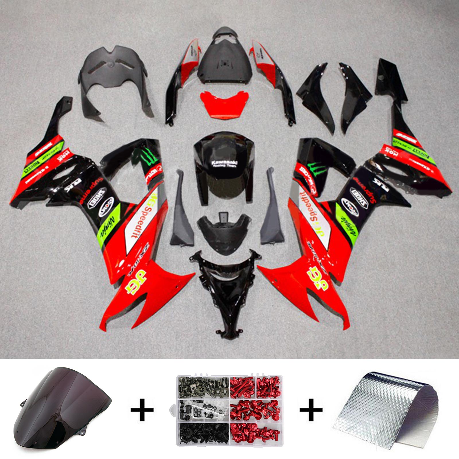 Kit Carenado Kawasaki ZX10R 2008-2010 Carrocería Plástico ABS