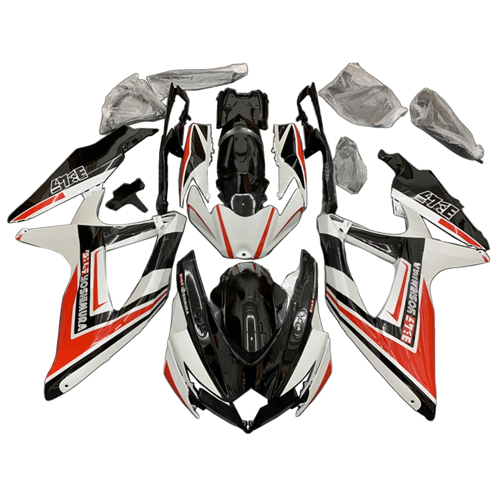 Suzuki GSXR 600/750 2008-2010 K8 Fairing Kit Bodywork Plastic ABS