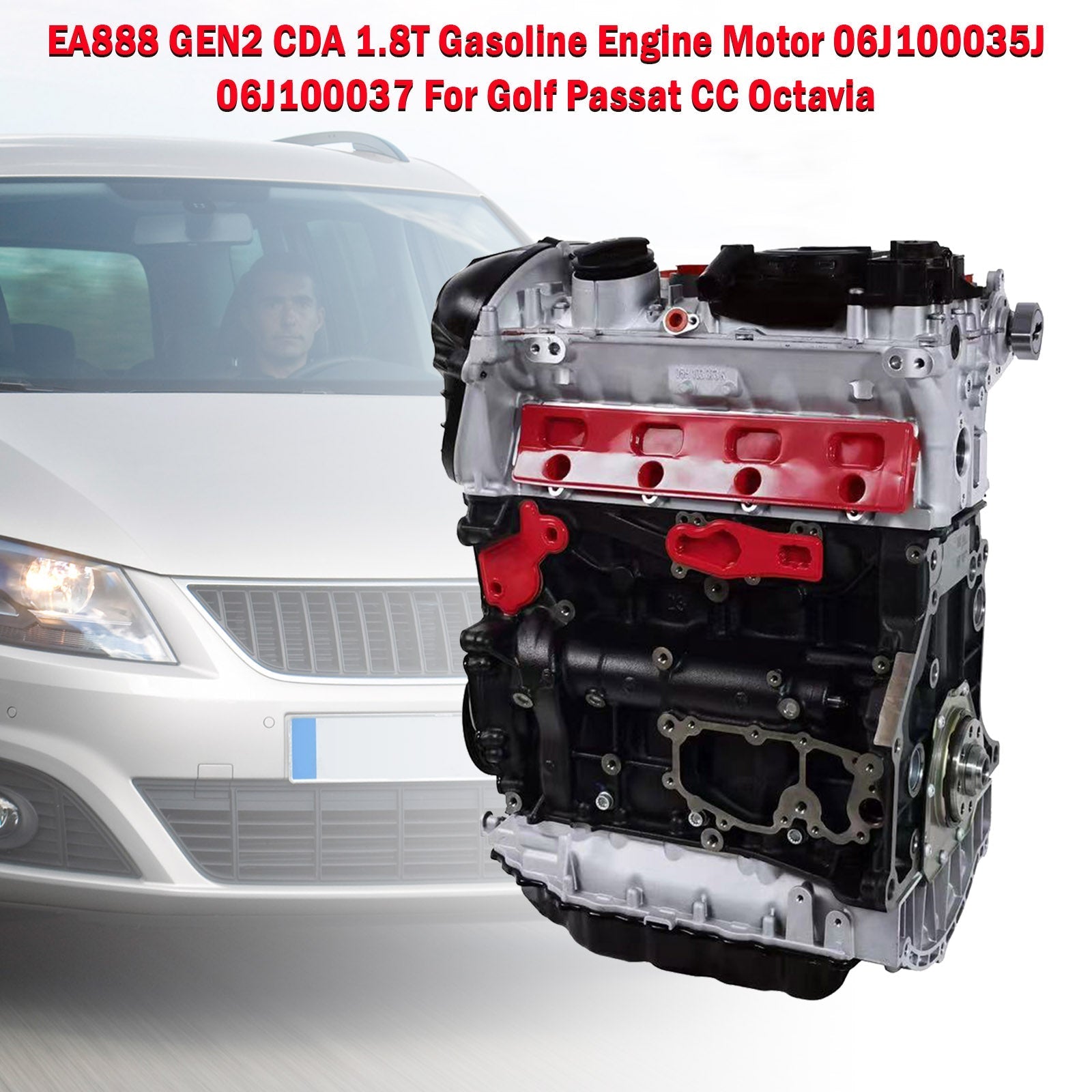 EA888 GEN2 CDA 1.8T Gasoline Engine Motor 06J100035J 06J100037 For Golf Passat