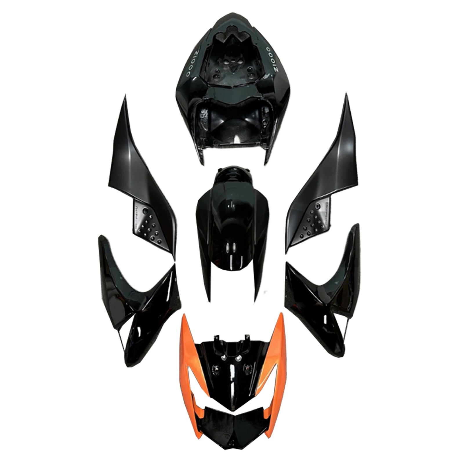 Kawasaki Z1000 2007-2009 Fairing Kit Bodywork Plastic ABS