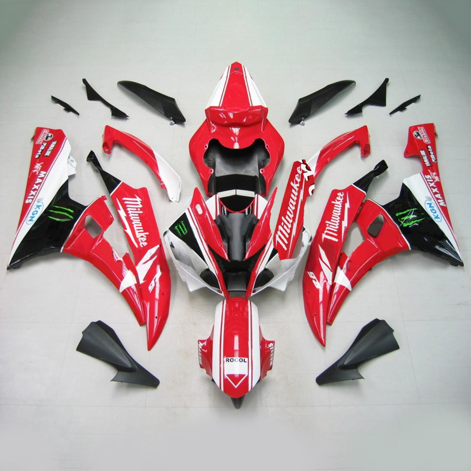 Yamaha YZF 600 R6 2006-2007 Kit Carenado Carrocería Plástico ABS