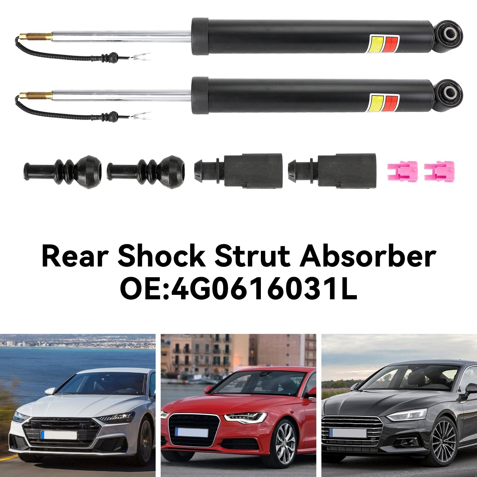 Audi A6 C7 A7 Sportback 2011-2018 4G0616031L Pair Rear Shock Strut Absorber