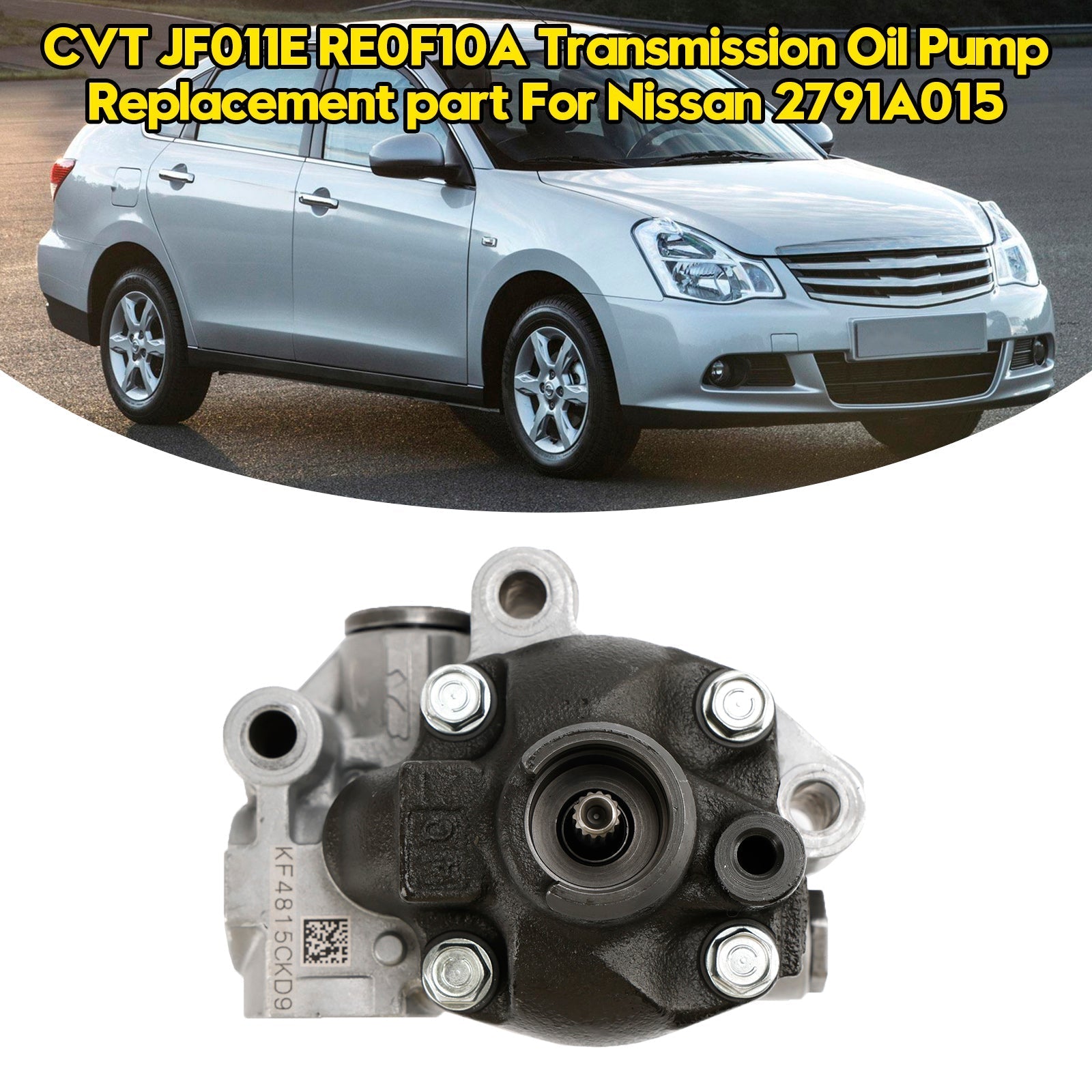 2008- Mitsubishi Outlander Lancer CVT JF011E RE0F10A Transmission Oil Pump Replacement part 2791A015