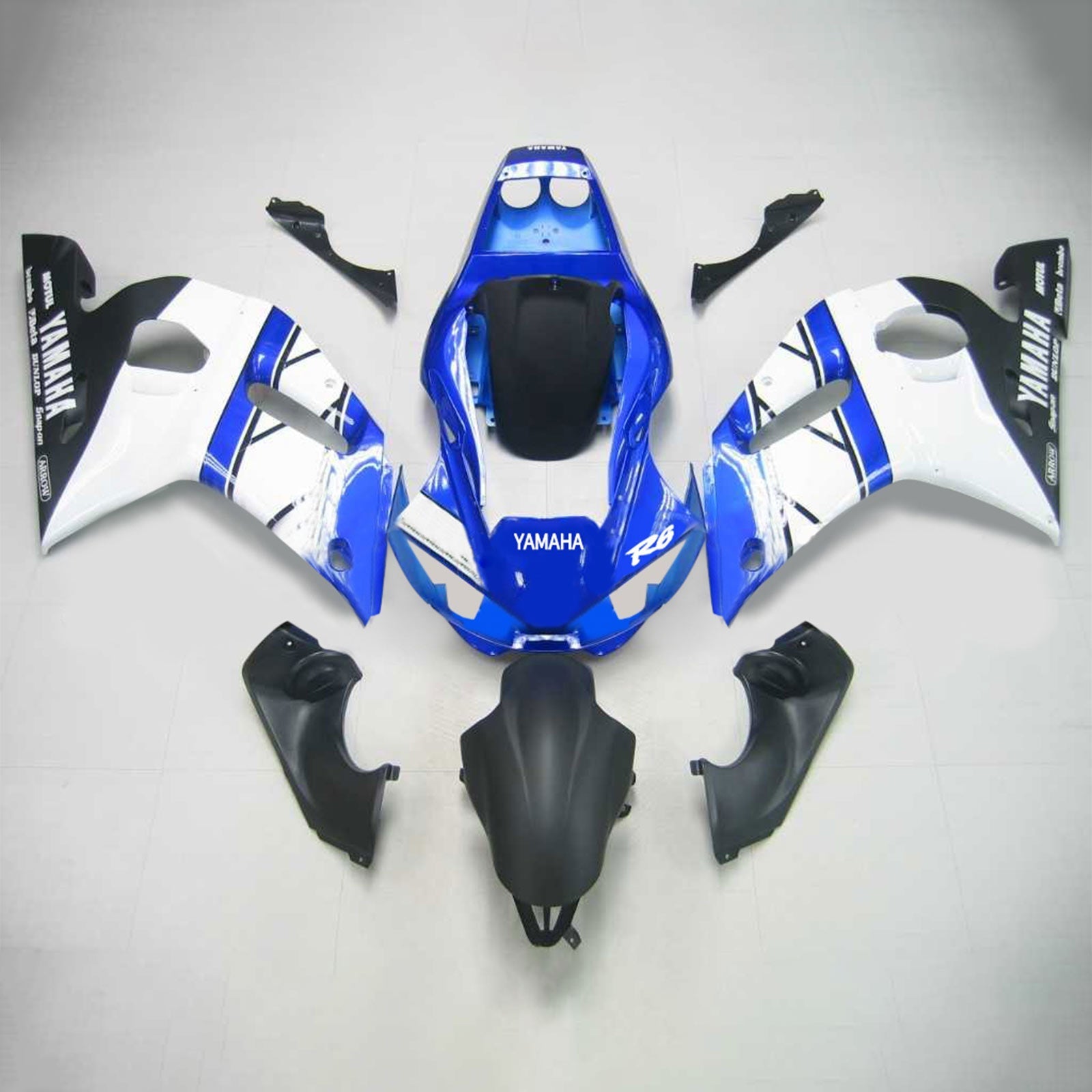 Kit de carenado para Yamaha YZF 600 R6 1998-2002 Genérico