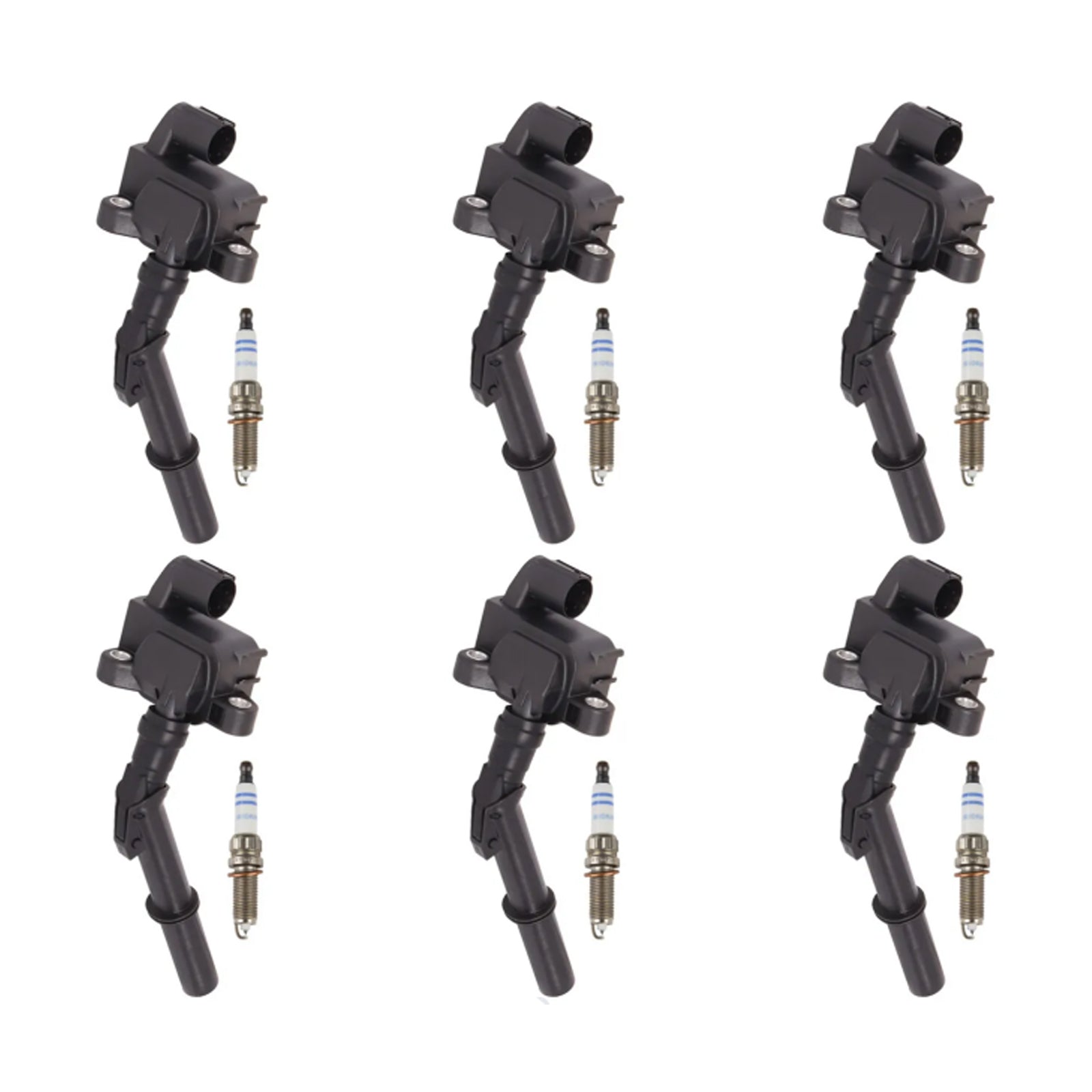 2013-2015 Mercedes-Benz GLK350 / 2012-2013 ML350 V6 3.5L 6x Ignition Coil +Spark Plug UF741