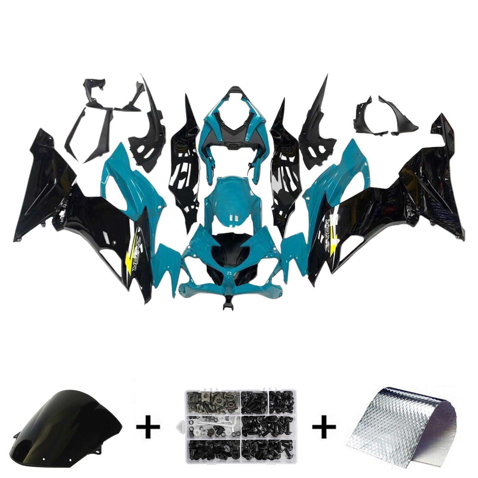 Kawasaki ZX6R 2019-2023 Fairing Kit Bodywork Plastic ABS